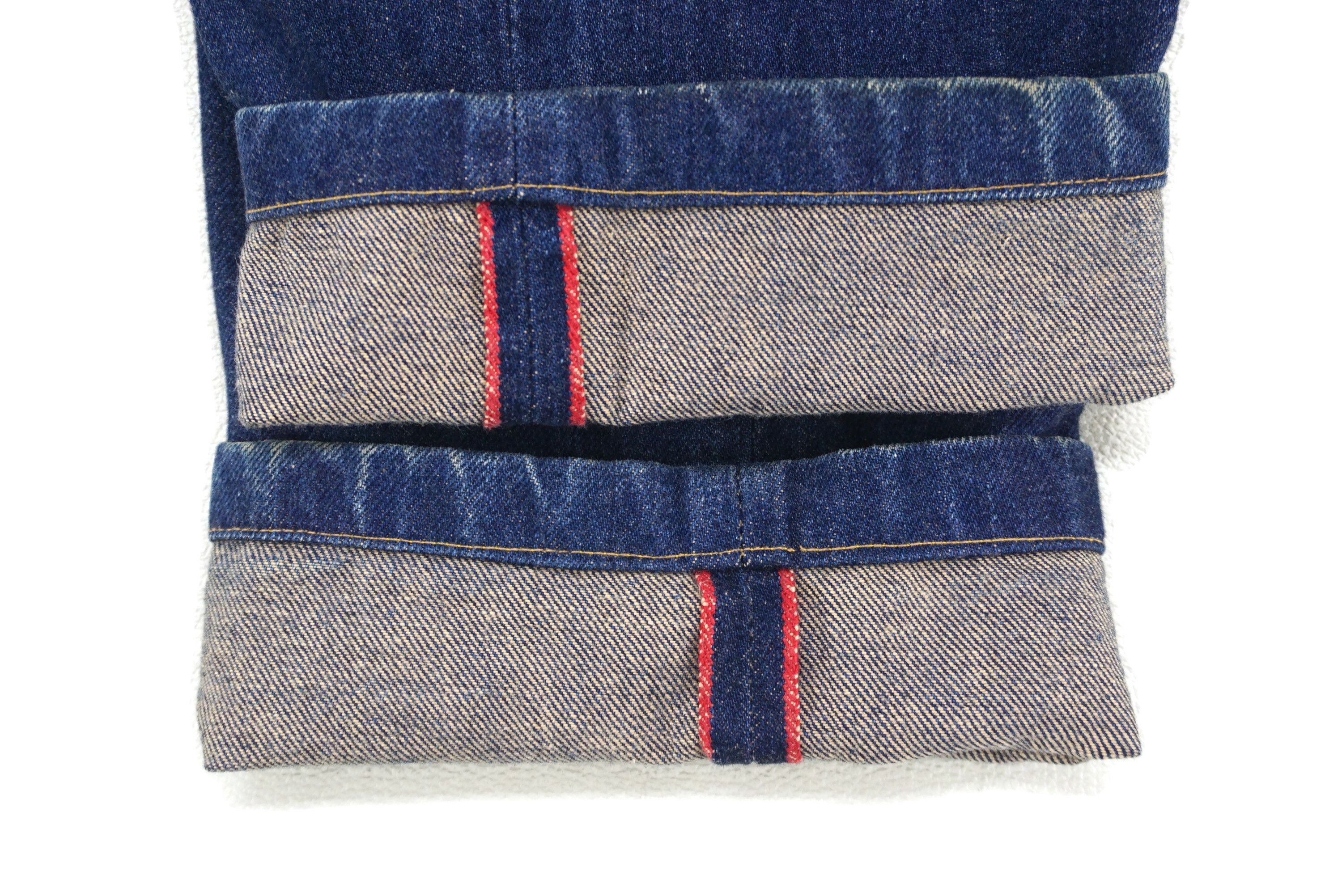 HOLLYWOOD RANCH MARKET HRM Hand Made Selvedge Jeans W26xL28 Blue Blue Ankle Denim Size 26" / US 2 / IT 38 - 17 Thumbnail