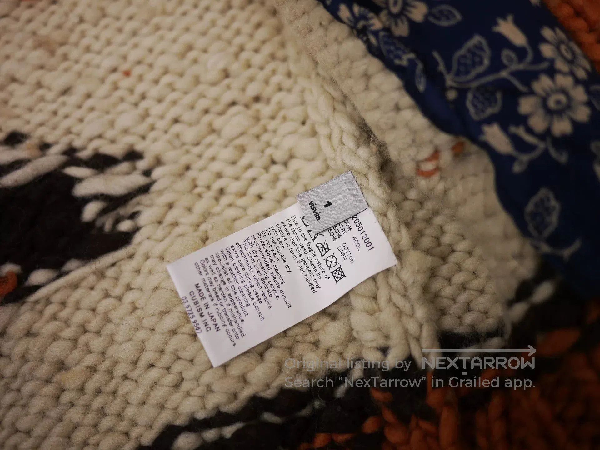 Visvim VISVIM Cowichan Knit Natural Dye. Size US S / EU 44-46 / 1 - 8 Thumbnail