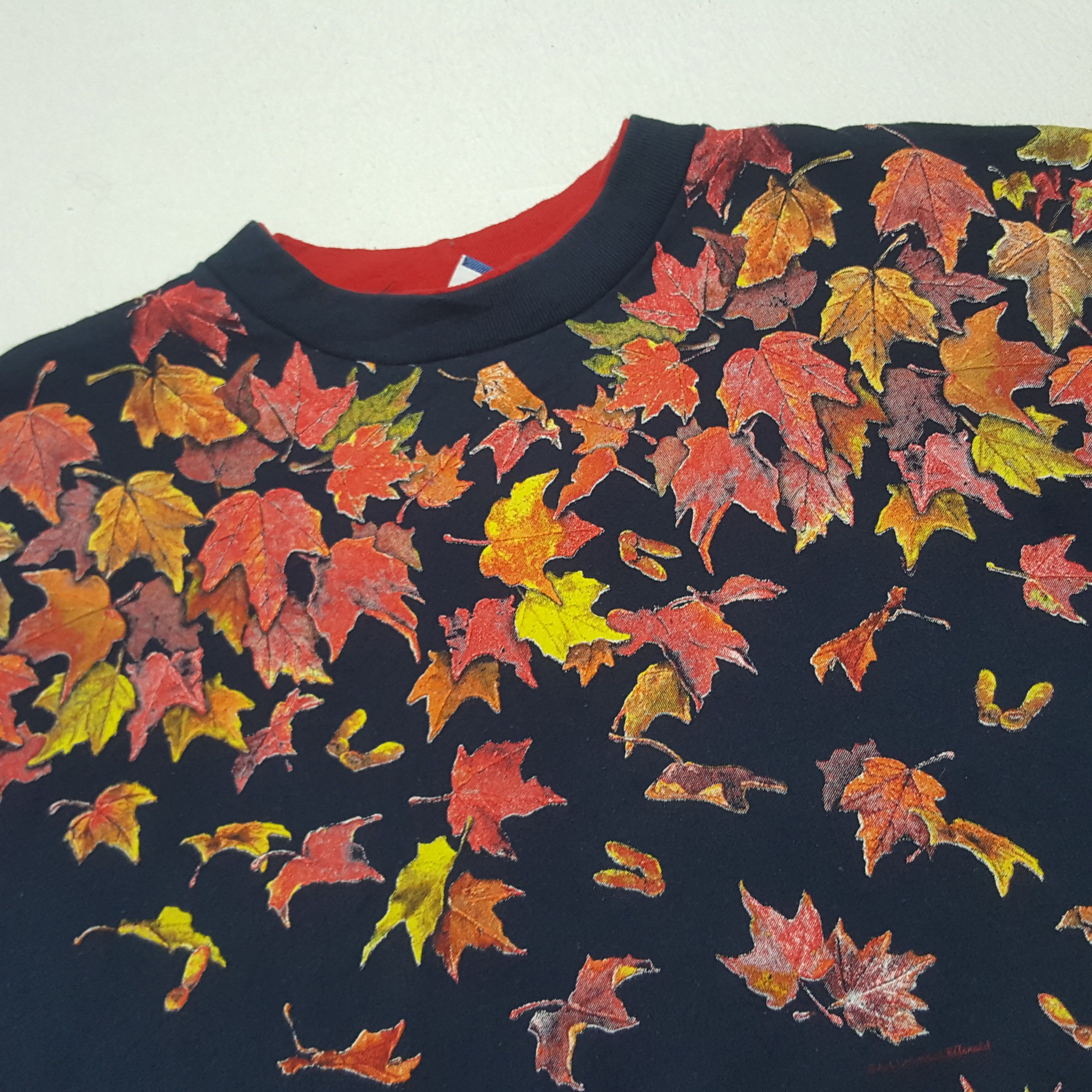 Autumn Cashmere × Vintage Vintage Art Autumn American Season Streetwear Sweatshirt Size US L / EU 52-54 / 3 - 3 Thumbnail