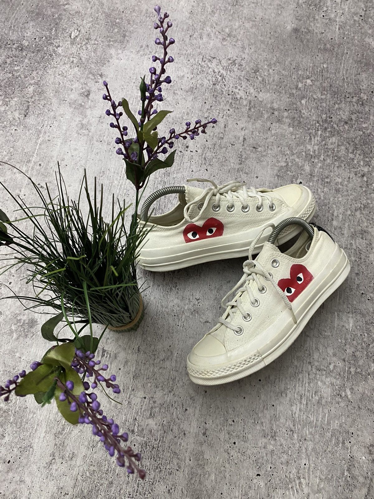 Comme des Garcons × Converse Converse x COMME DES GARÇONS SNEAKERS Size US 5 / IT 35 - 1 Thumbnail