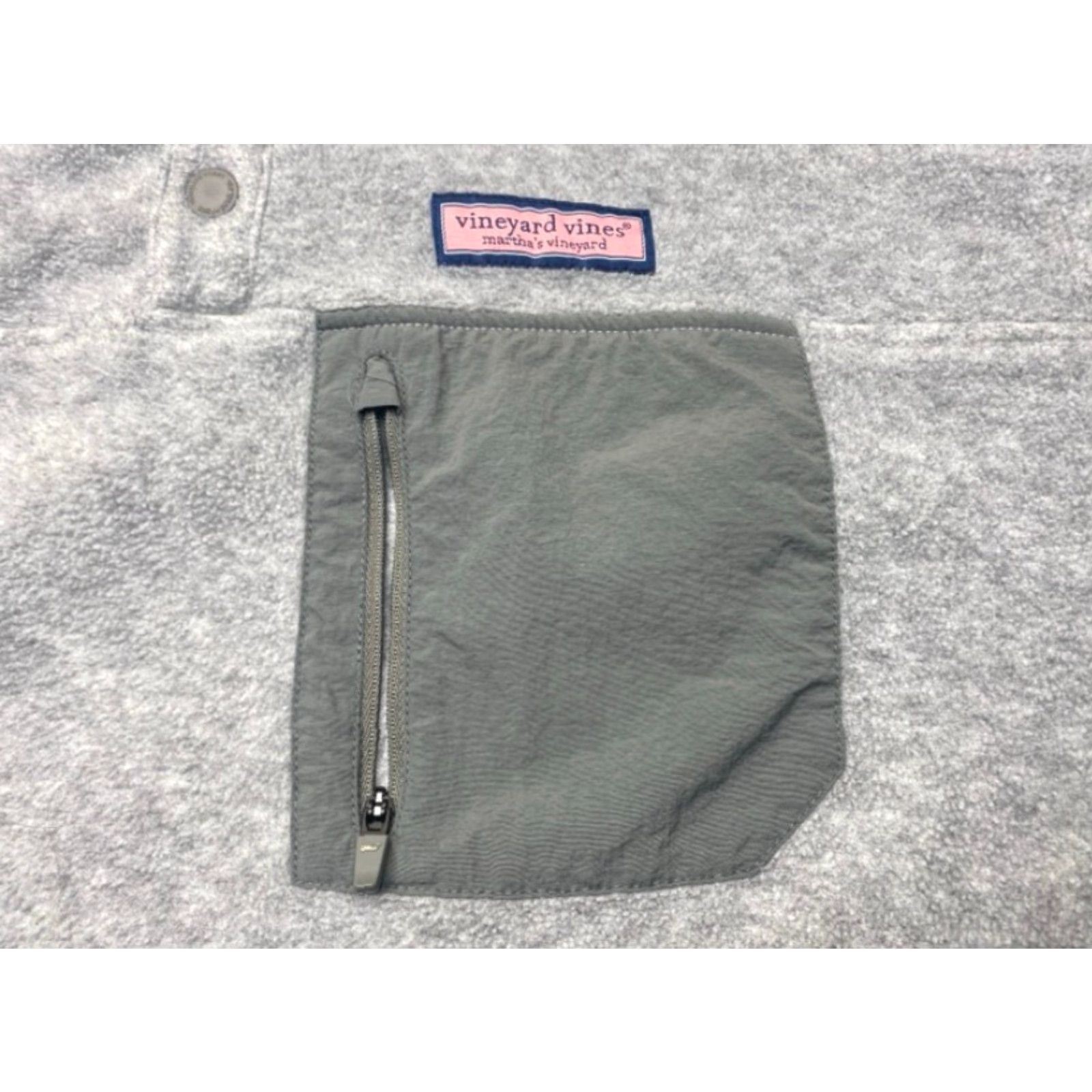 Vineyard Vines Vineyard Vines 1/4 Snap Pullover Fleece Sweater Mens 2XL Gray Active Golf 8276 Size US XXL / EU 58 / 5 - 6 Thumbnail