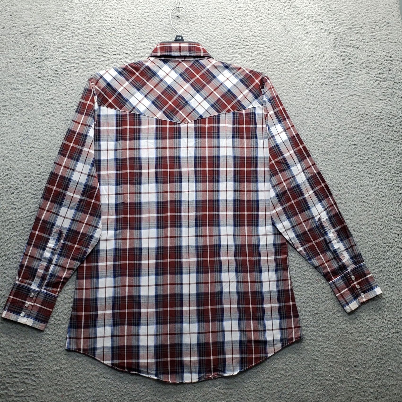 Vintage Ely Cattleman Mens Shirt Multi Plaid Pearl Snap M Adult M Regular Fit Western Casual Button-Up Men Size US M / EU 48-50 / 2 - 2 Thumbnail