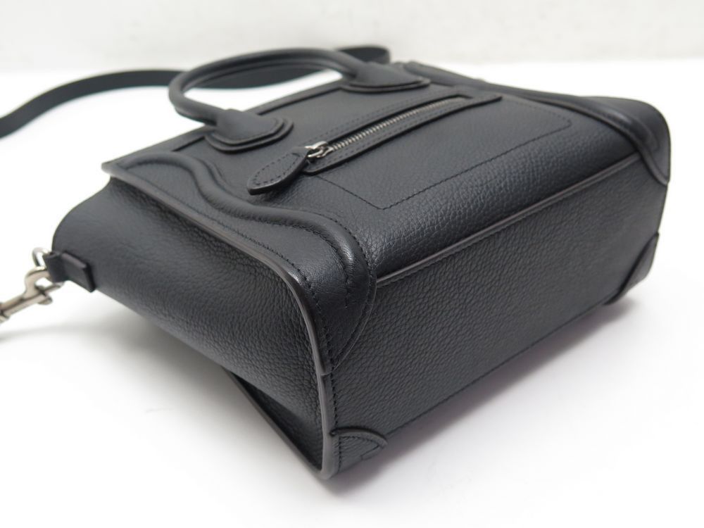 Celine o1w1db10326 189243DRU Size :OS/ Nano Crossbody Bag in Black Size ONE SIZE - 6 Thumbnail