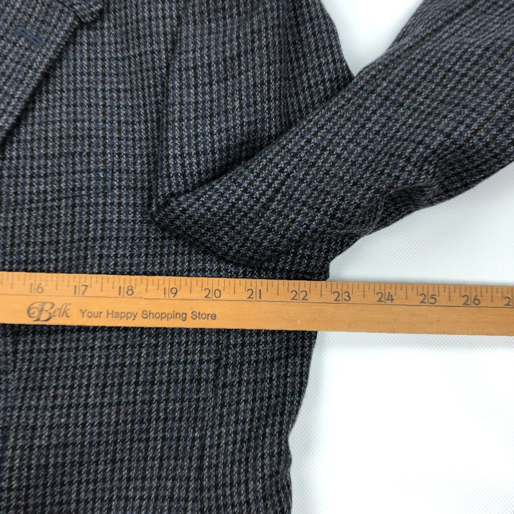 Ralph Lauren Ralph Lauren Blazer Wool Houndstooth 42R Men Blue Notch Lapel 2-Button Single-Breasted Sport Coat Jacket Size 42R - 5 Thumbnail