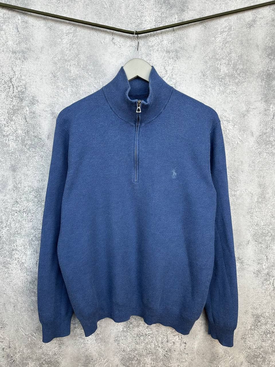Polo Ralph Lauren Polo Ralph Lauren 1/4 Zip Sweater Cotton Jumper Pullover Size US L / EU 52-54 / 3 - 1 Thumbnail