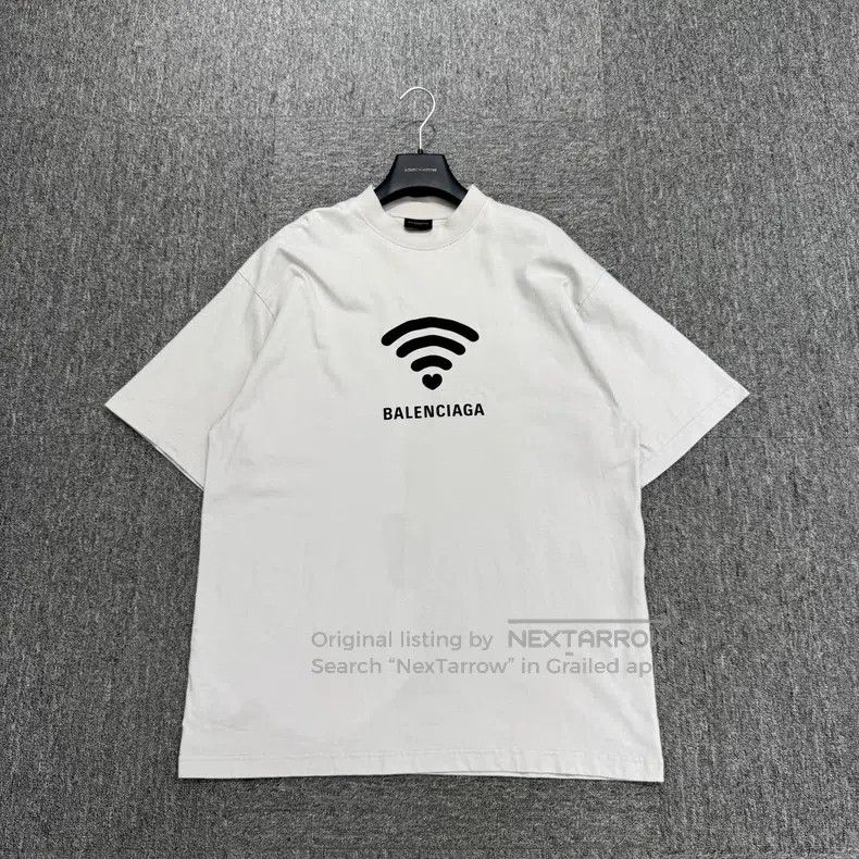 Balenciaga Balenciaga Wi-Fi print short-sleeve Size US S / EU 44-46 / 1 - 1 Thumbnail