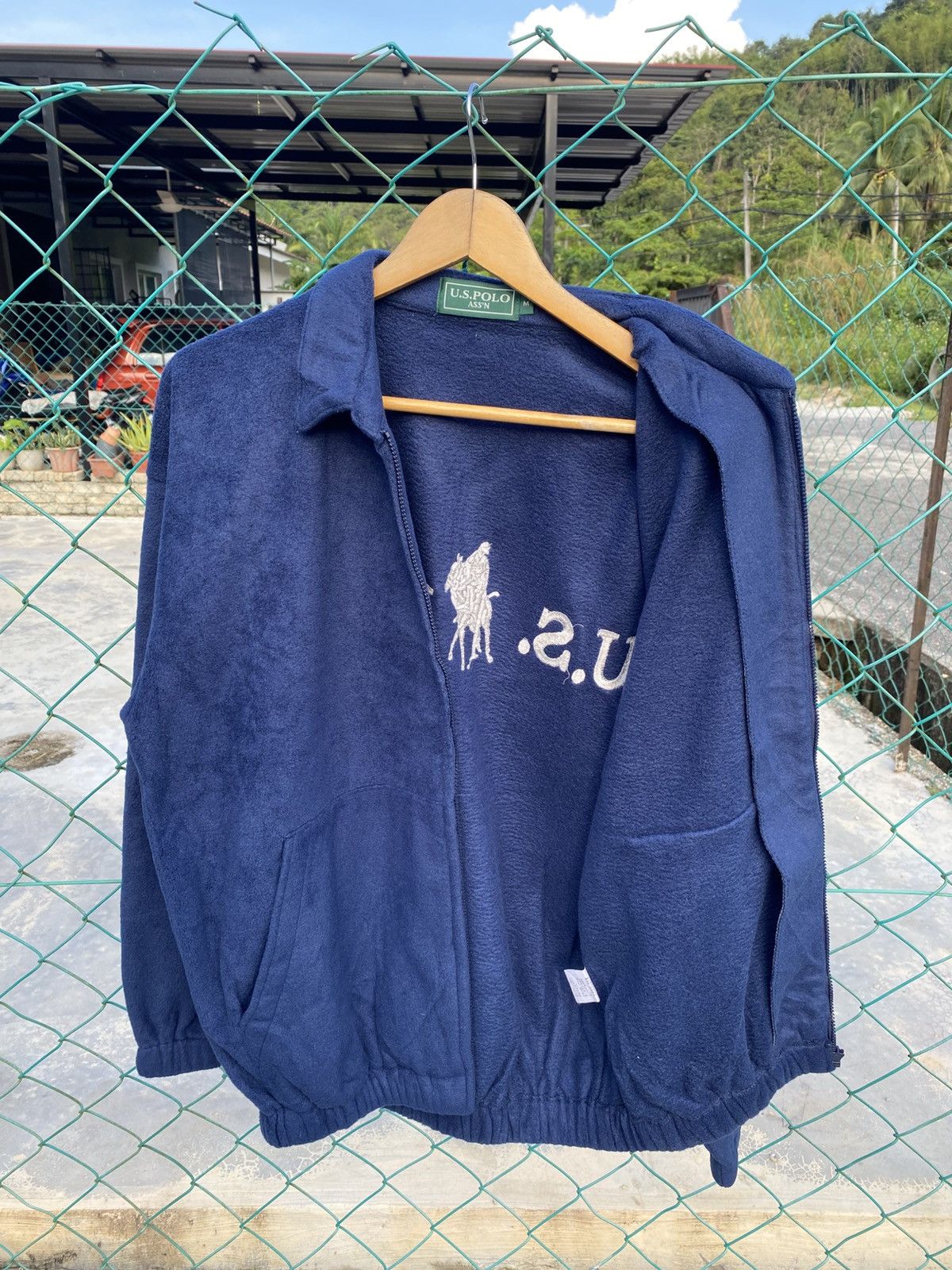 U.S. Polo Assn. Vintage U.S Polo Assn’ woven spellout fleece Size US M / EU 48-50 / 2 - 5 Thumbnail