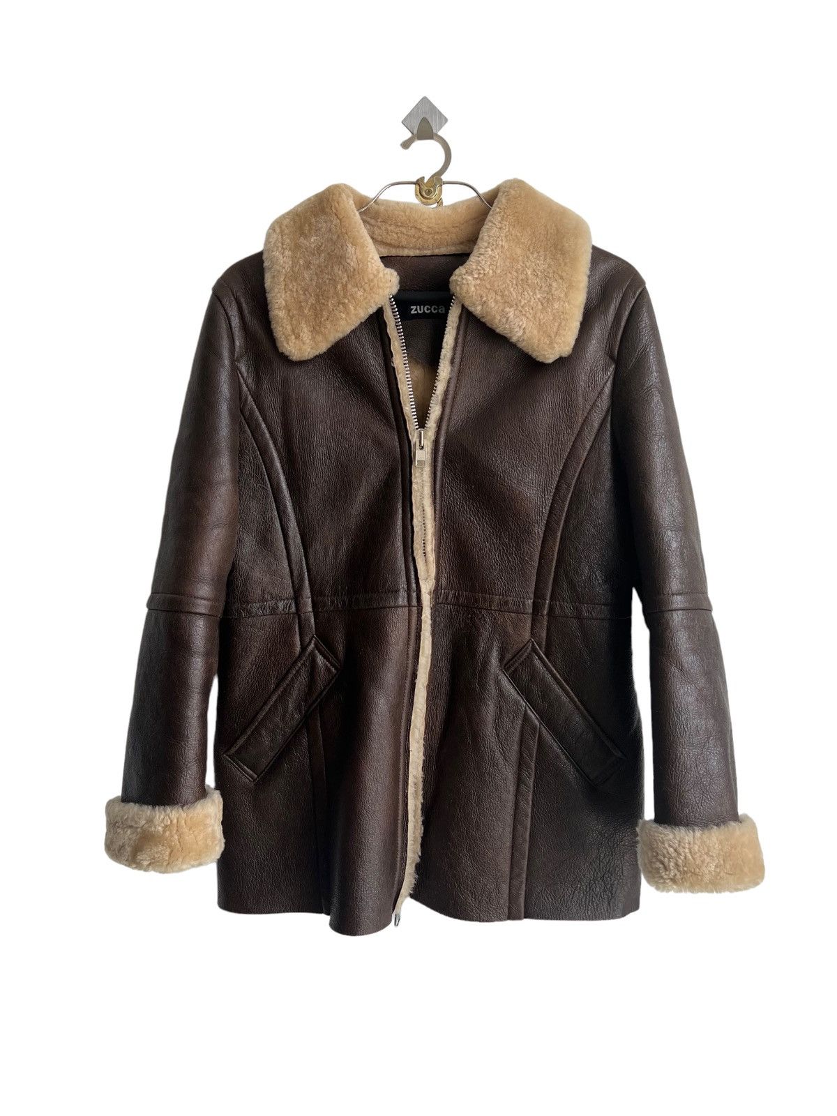 Comme des Garcons RARE Collection Zucca Sheepskin Shearling B-3 Long Jacket Size US M / EU 48-50 / 2 - 1 Thumbnail