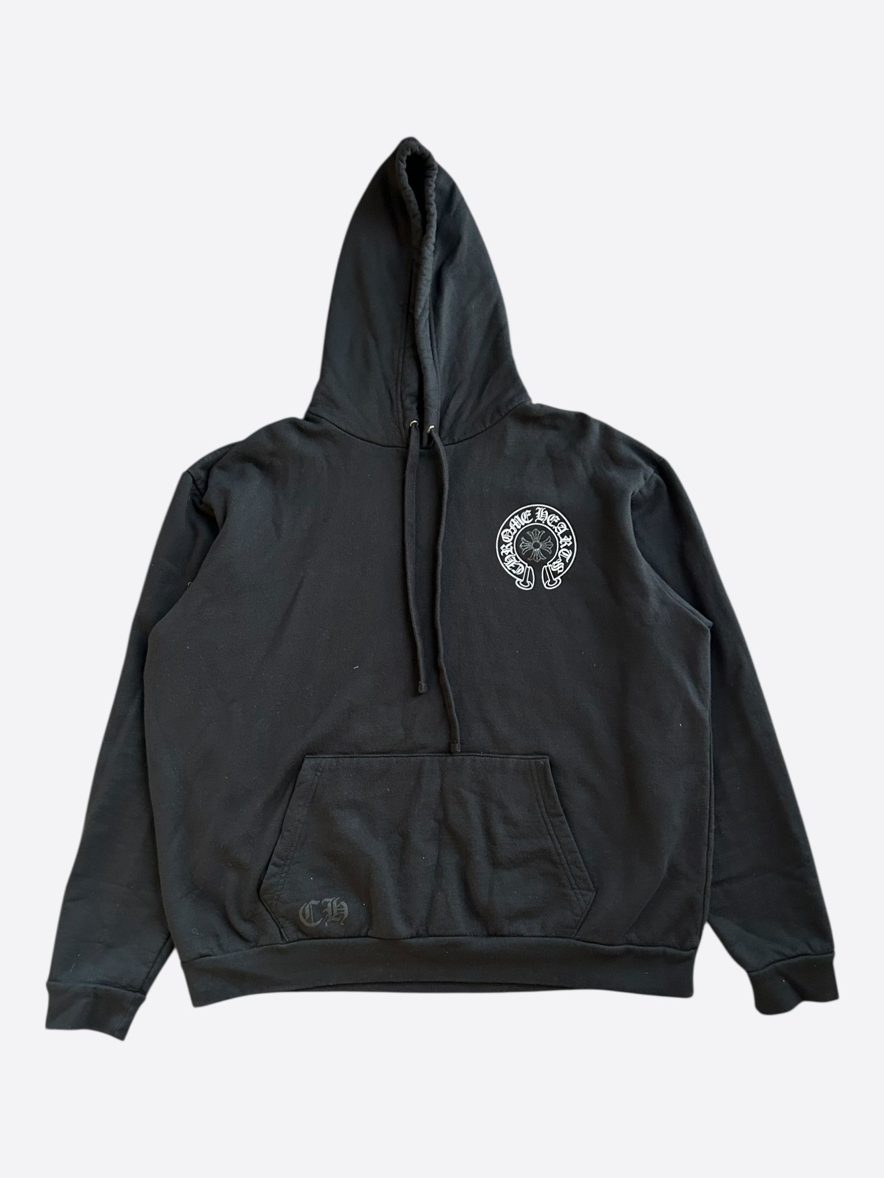 Chrome Hearts Chrome Hearts Black & White Las Vegas Horseshoe Logo Hoodie Size US XL / EU 56 / 4 - 1 Thumbnail