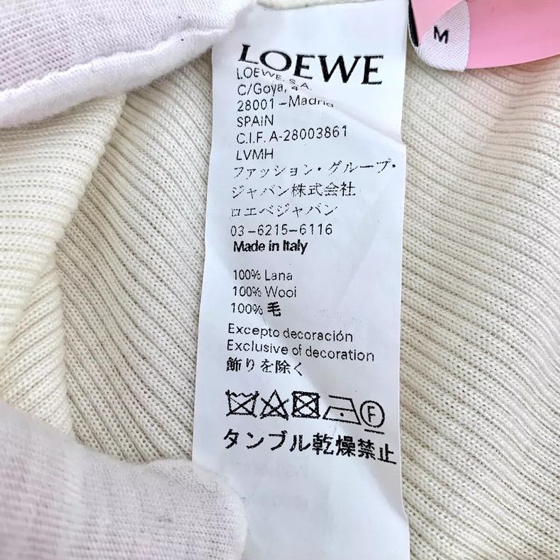 Loewe Loewe Miumium logo embroidered wool half high collar long Size M / US 6-8 / IT 42-44 - 6 Thumbnail