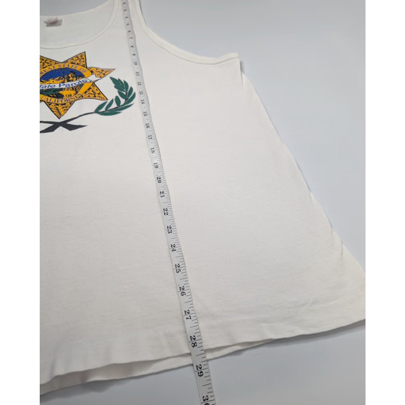 Fruit Of The Loom VINTAGE Fruit Of The Loom Tank Top California Logo White XL Mens Size US XL / EU 56 / 4 - 5 Thumbnail