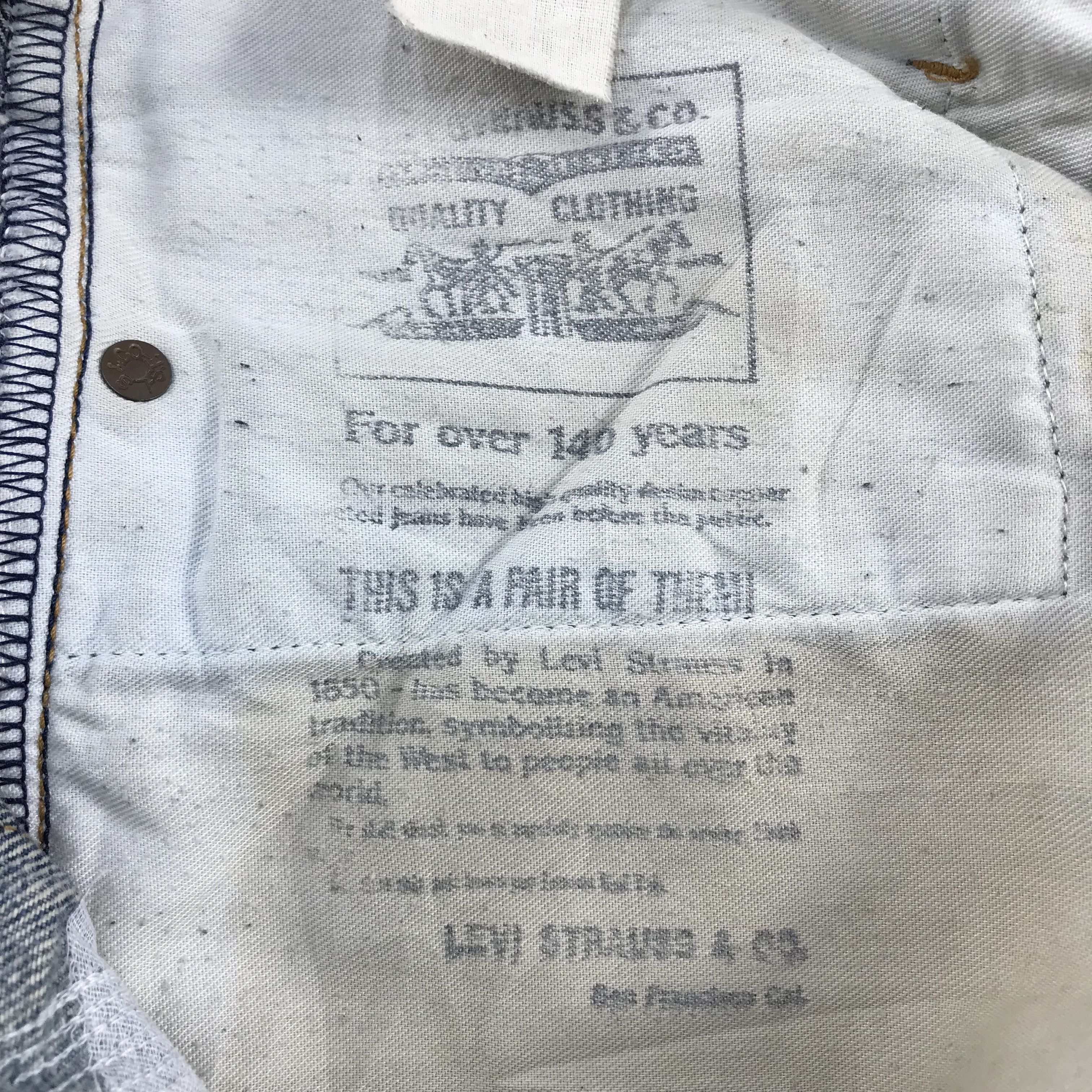 Levi's Vintage Levis 502 Jeans Selvedge Distressed Denim KJ3470 Size US 32 / EU 48 - 19 Thumbnail
