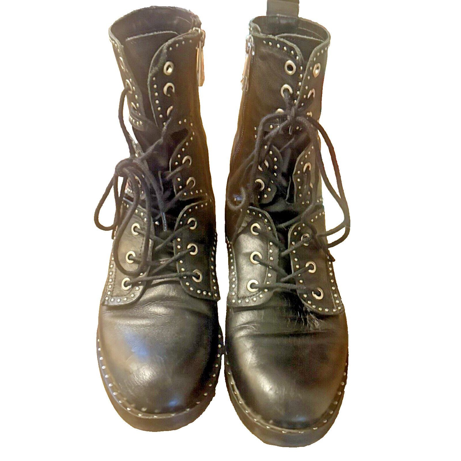 Zara Zara Boots Size 41 (10) Black Goth Size US 10 / IT 40 - 1 Thumbnail