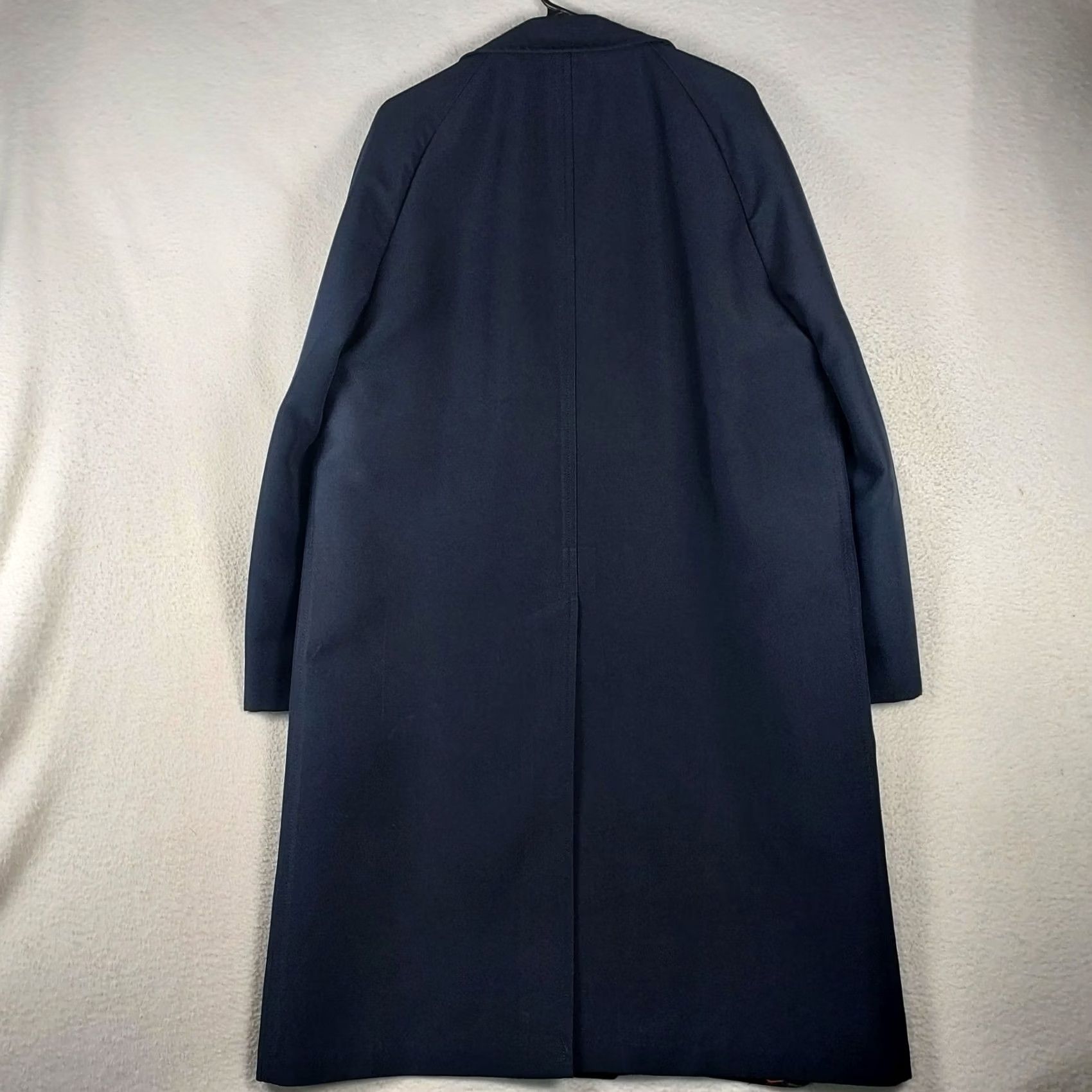 London Fog London Fog Limited Edition Mens Overcoat 42 Long Navy Button Front USA Made Size US XS / EU 42 / 0 - 2 Thumbnail