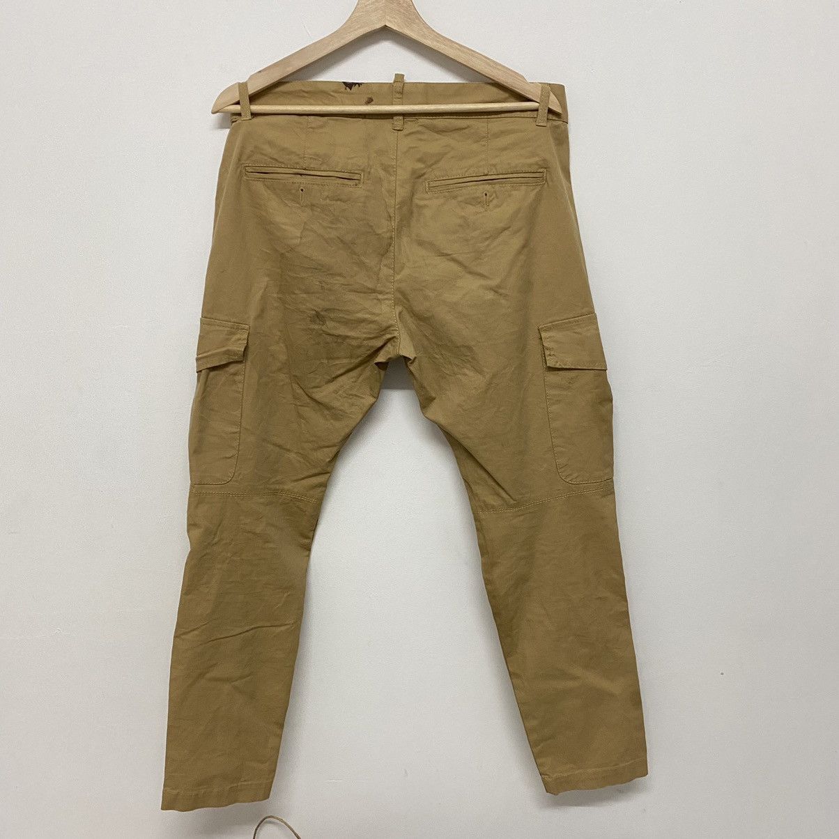 Dsquared2 × Vintage Vintage Dsquared Cargo Khaki Worker Casual Pants Size US 34 / EU 50 - 2 Thumbnail