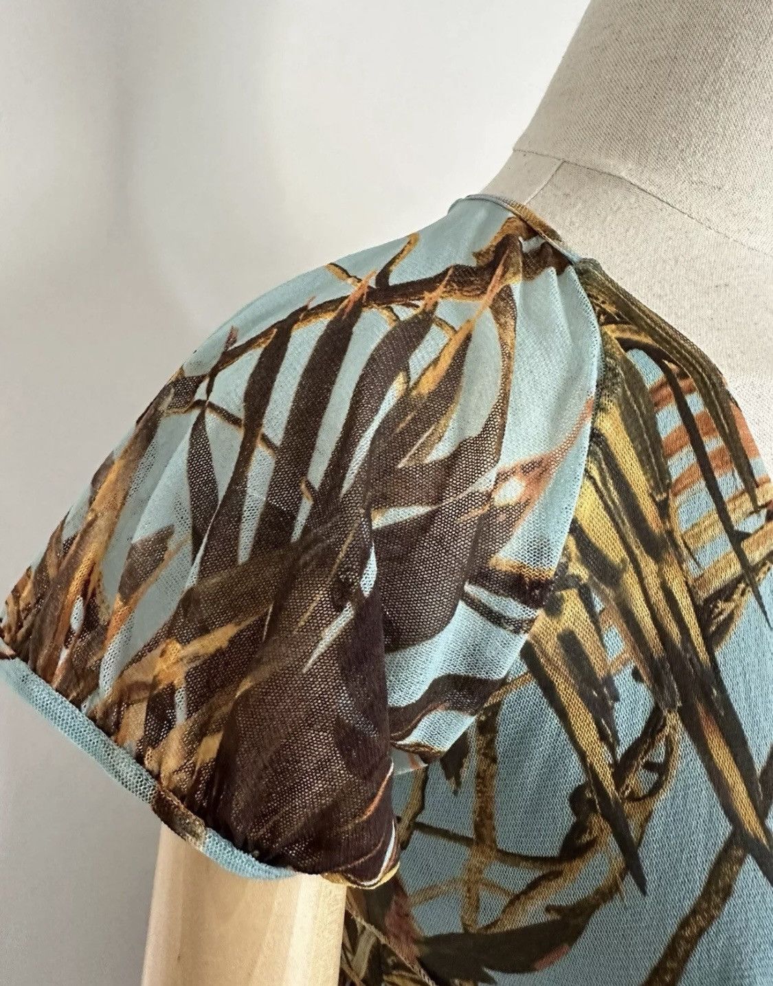 Jean Paul Gaultier Jean Paul Gaultier Top Blouse Printed Mesh Size M! Size M / US 6-8 / IT 42-44 - 4 Thumbnail