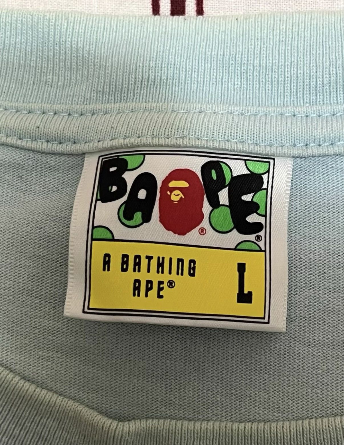 Bape BAPE OG Nigo era sky blue short-sleeve tee Size US L / EU 52-54 / 3 - 3 Thumbnail