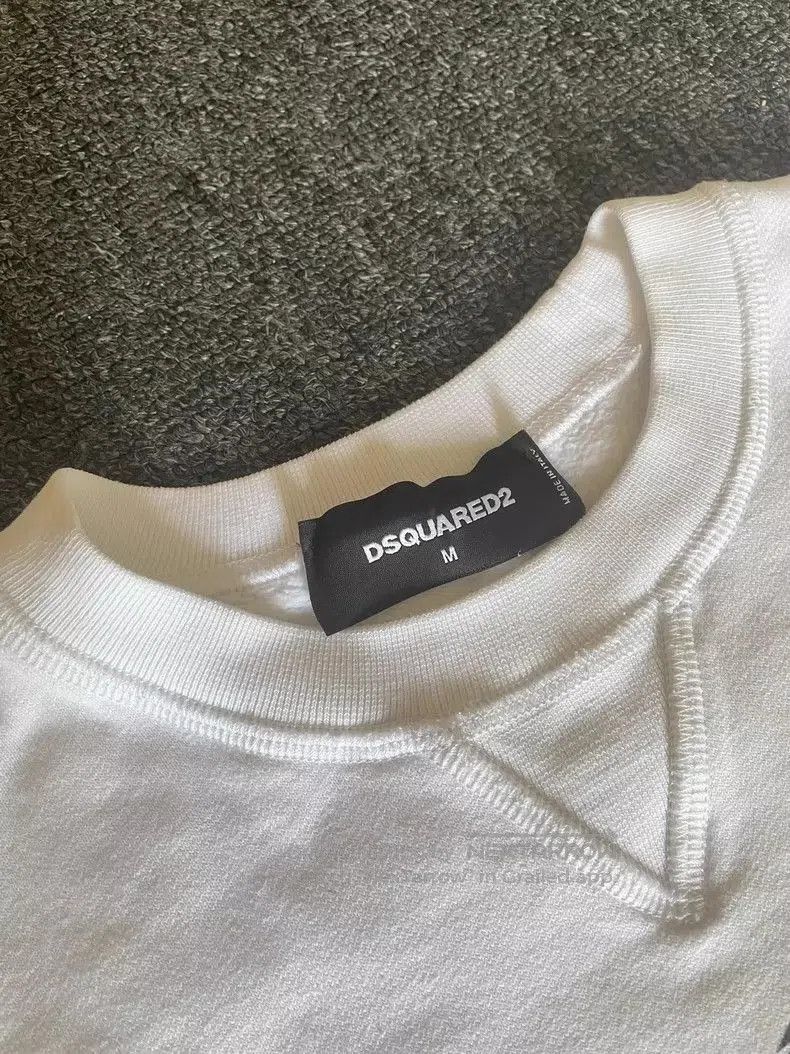 Dsquared2 DSquared2 Bruce Lee Print White Sweatshirt. Size US M / EU 48-50 / 2 - 3 Thumbnail