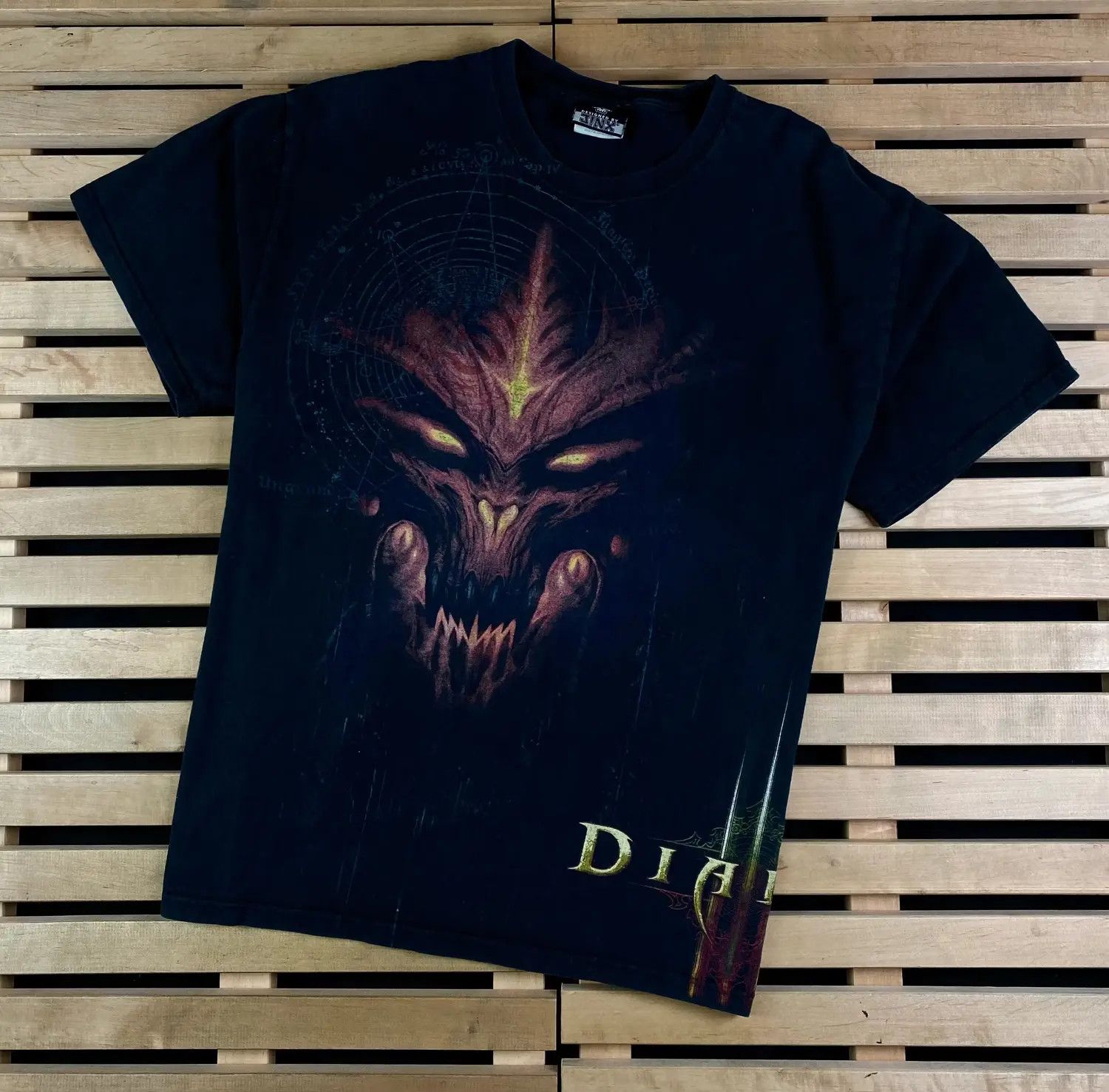 Playstation × The Game × Vintage Mens Vintage T Shirt Diablo Size XL Size US XL / EU 56 / 4 - 1 Thumbnail