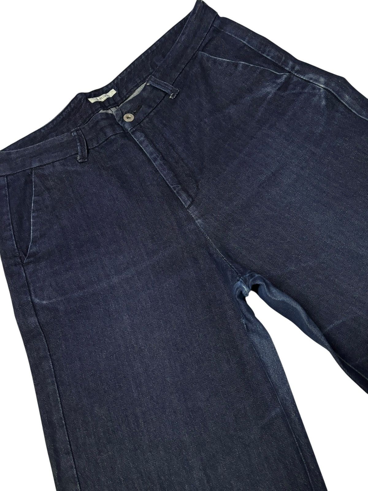 Japanese Brand Vtg Studio Clips Japan Baggy Wide Leg Jeans Size US 35 - 4 Thumbnail