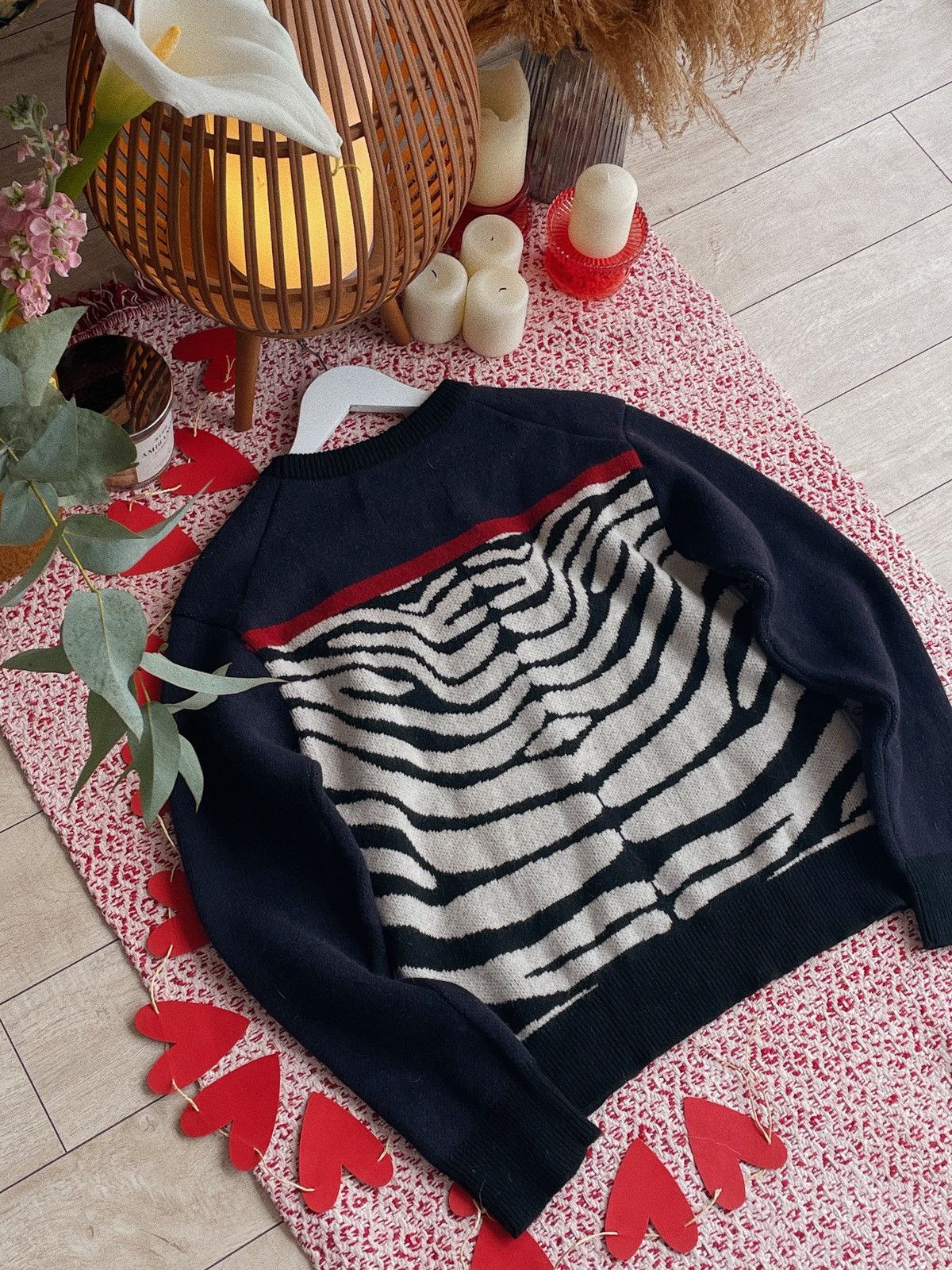 Sacai Archive Sacai FW2013 Zebra Wool Sweater Size XS / US 0-2 / IT 36-38 - 10 Thumbnail
