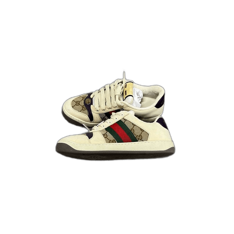 Gucci Gucci Classic Dirty Sneakers in Beige Color Size US 7 / IT 37 - 1 Thumbnail