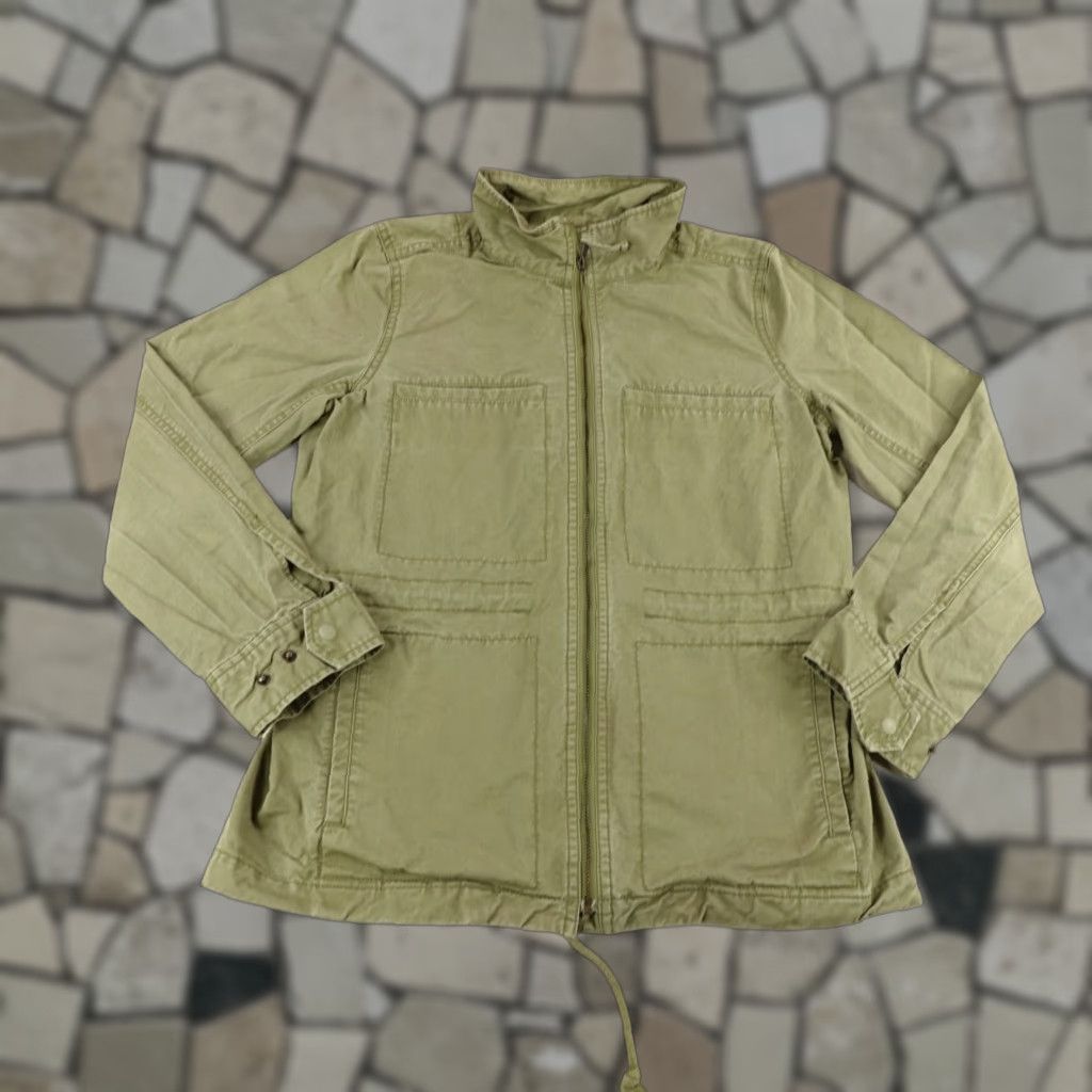 J.Crew J.CREW Military Jacket Womens Small Army Green Full Zip Utility Coat Outdoor Size S / US 4 / IT 40 - 1 Thumbnail