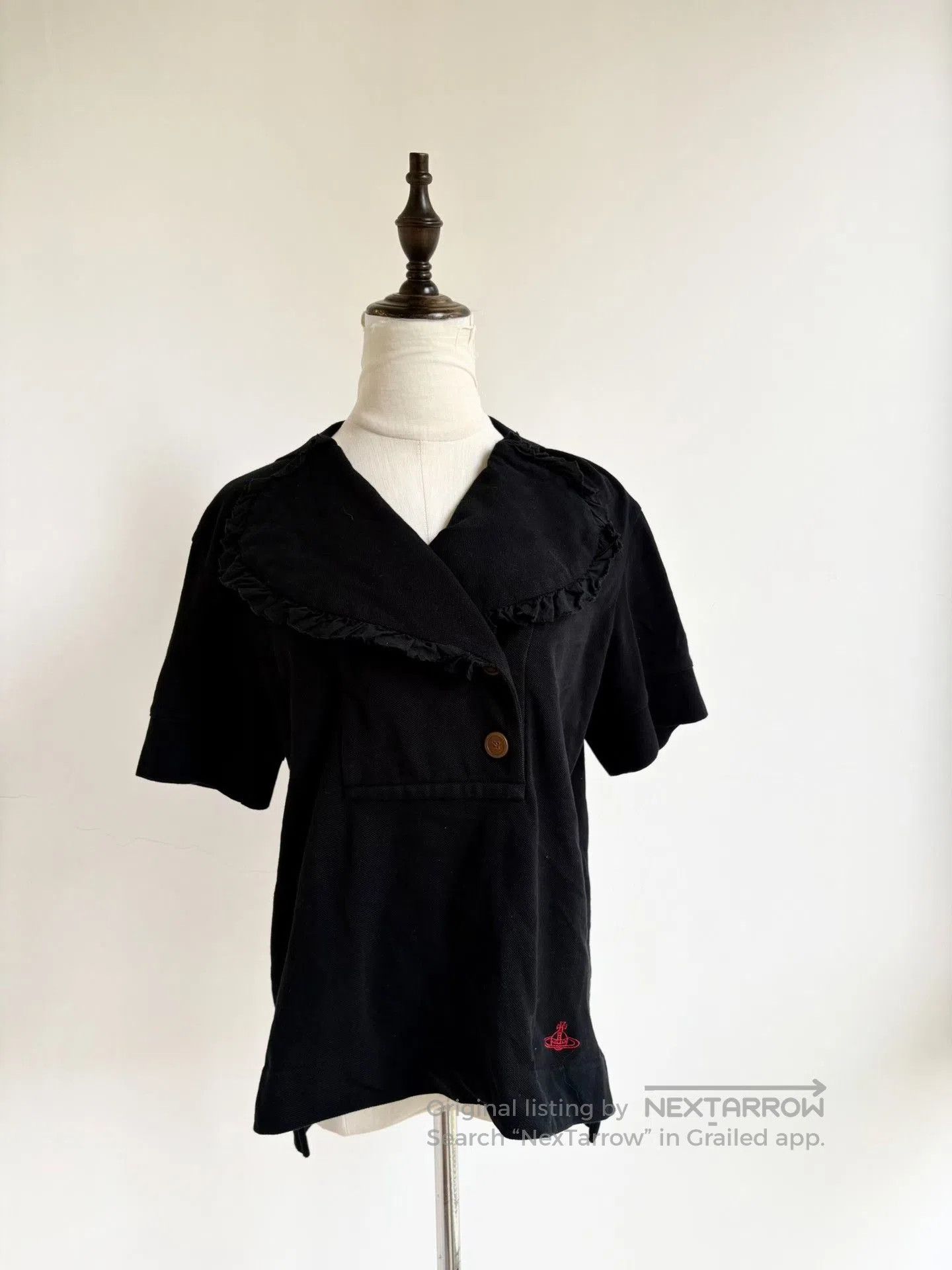 Vivienne Westwood Vivienne Westwood Vintage Black Heart Collar Top. Size M / US 6-8 / IT 42-44 - 1 Thumbnail