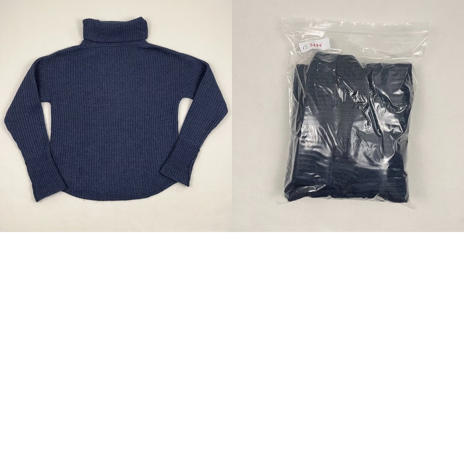 Barbour VINTAGE Barbour Hall Roll Collar Sweater Womens Size 14 Wool Alpaca Blue Turtleneck Prep Size XL / US 12-14 / IT 48-50 - 8 Thumbnail