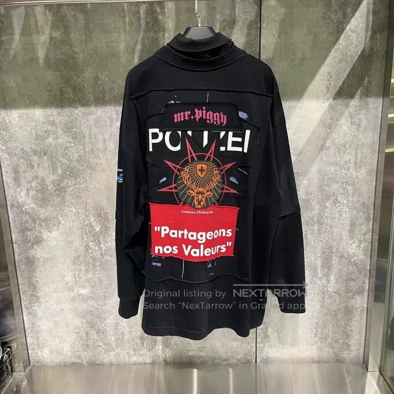 Vetements Vetements Anti-War Patchwork Hoodie Size US S / EU 44-46 / 1 - 2 Thumbnail