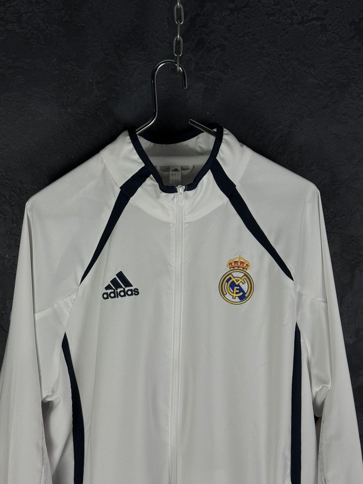 Vintage Vintage Adidas Real Madrid Track Jacket Size US L / EU 52-54 / 3 - 4 Thumbnail
