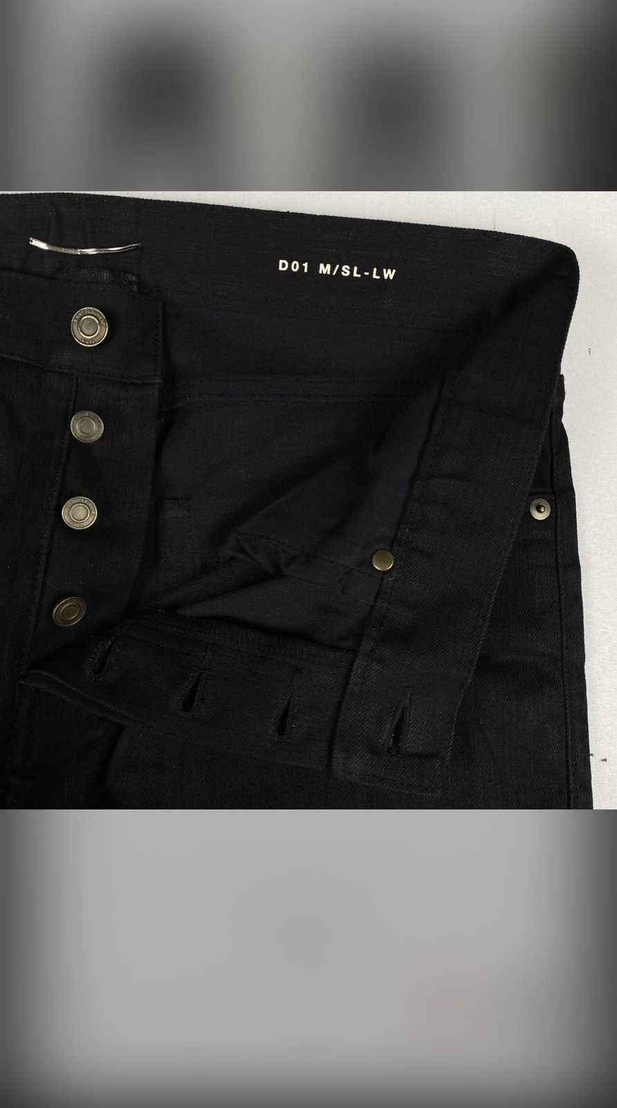 Saint Laurent Paris FW13- black D01 skinny denim by hedi slimane Size US 32 / EU 48 - 9 Thumbnail