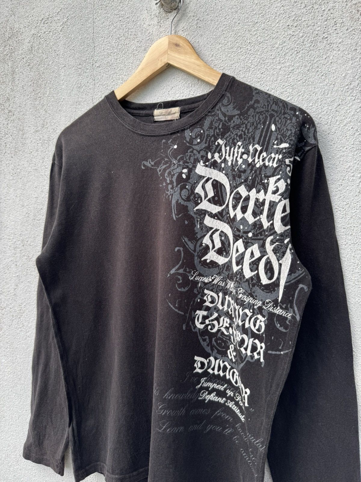 If Six Was Nine Japanese Wild Poems Long Sleeve Gothic Punk Styled Size US L / EU 52-54 / 3 - 2 Thumbnail