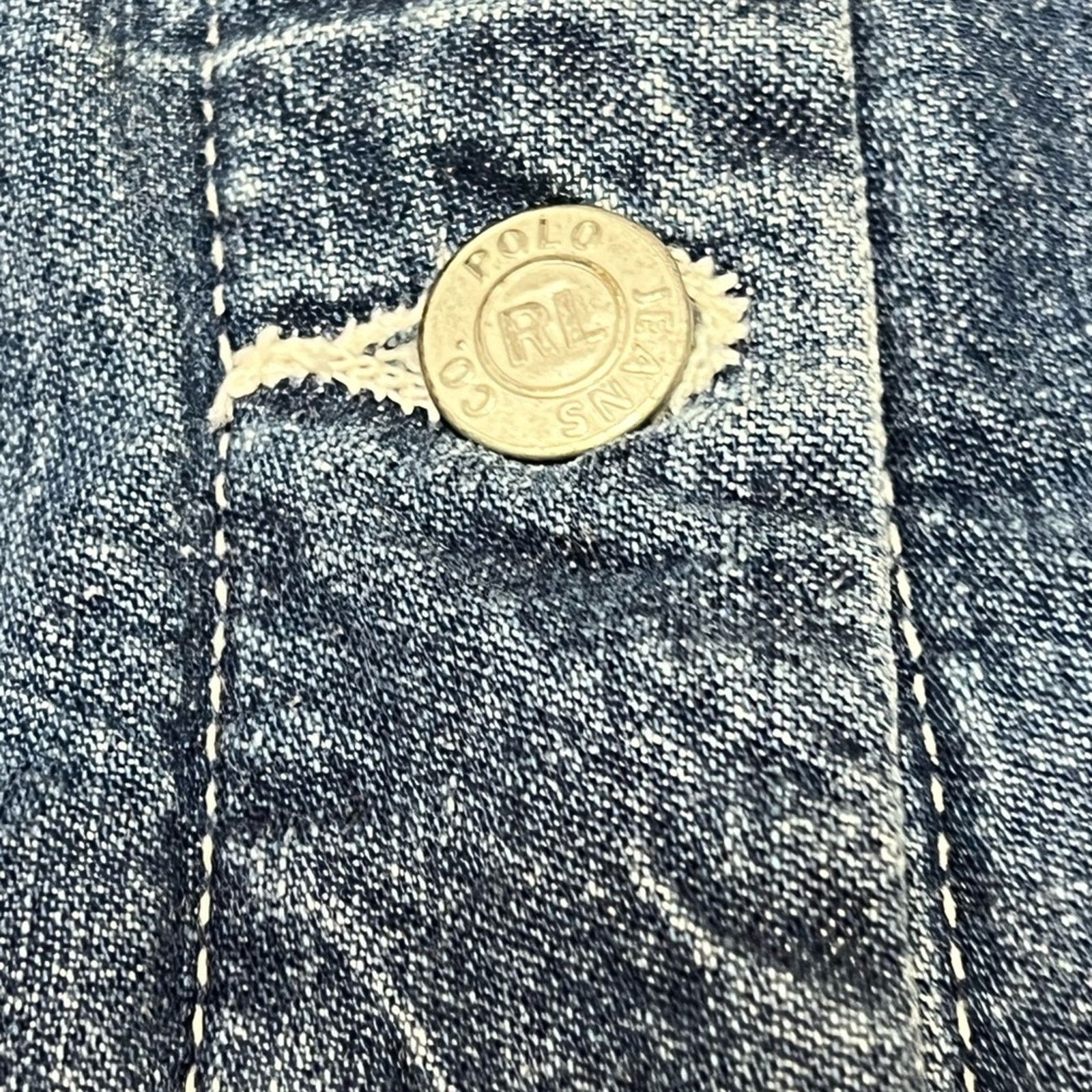 Polo Ralph Lauren Vintage Polo Jeans Co. Ralph Lauren Women Denim Jacket Lydia Size XL / US 12-14 / IT 48-50 - 4 Thumbnail