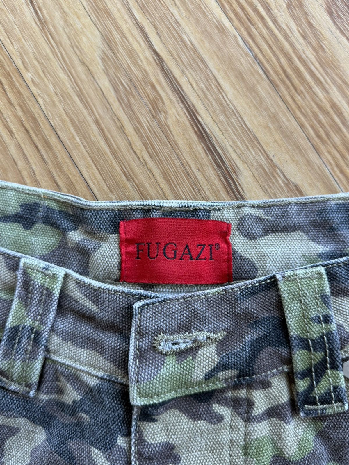 Fugazi Fugazi Camo Carpenter/ Workwear Jeans Size US 32 / EU 48 - 6 Thumbnail