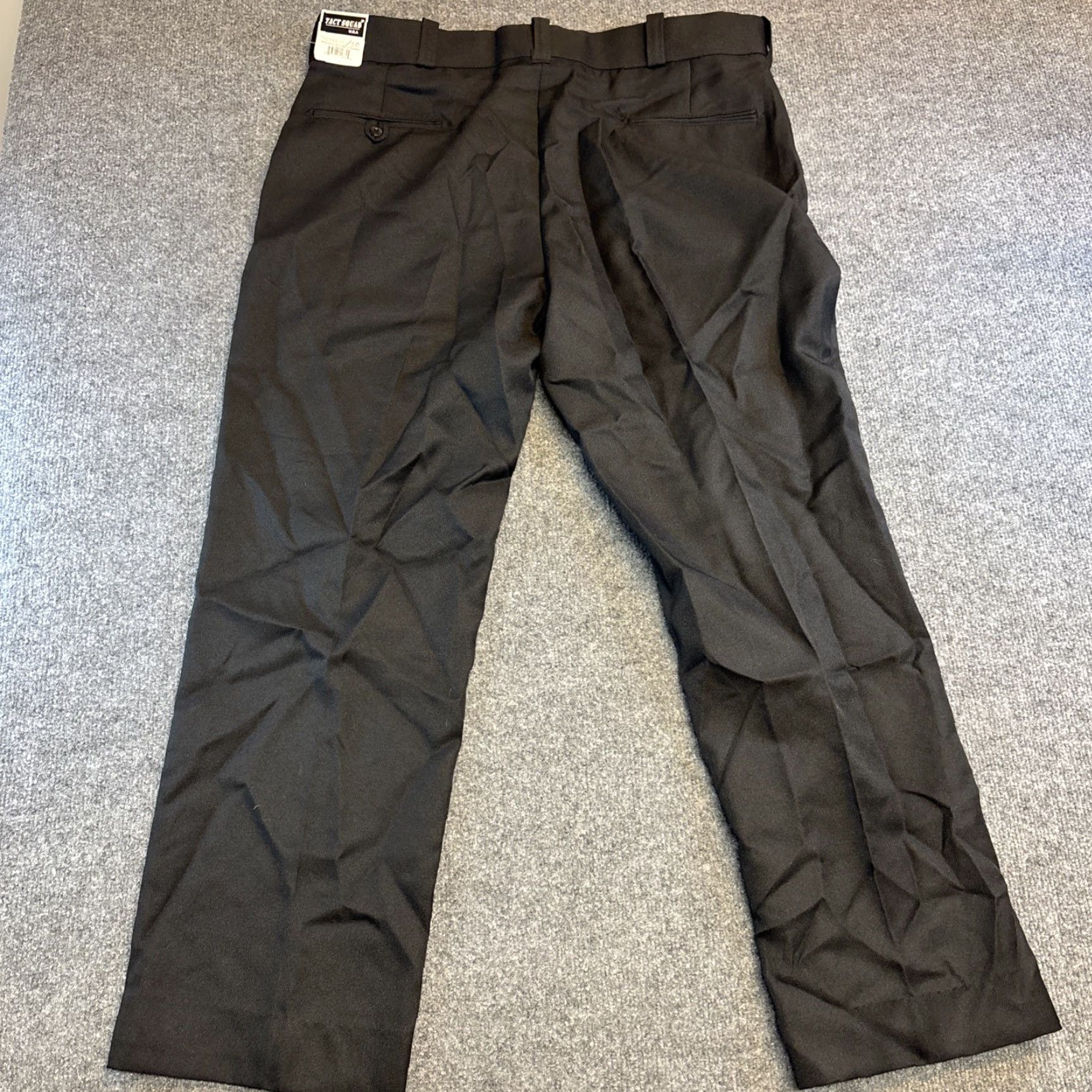Vintage Tact Squad Uniform Pants At Ease Waistband Women 16 Black Trouser NWT Women Pants Black 16 Security"} Size 38" / US 16 / IT 52 - 7 Thumbnail