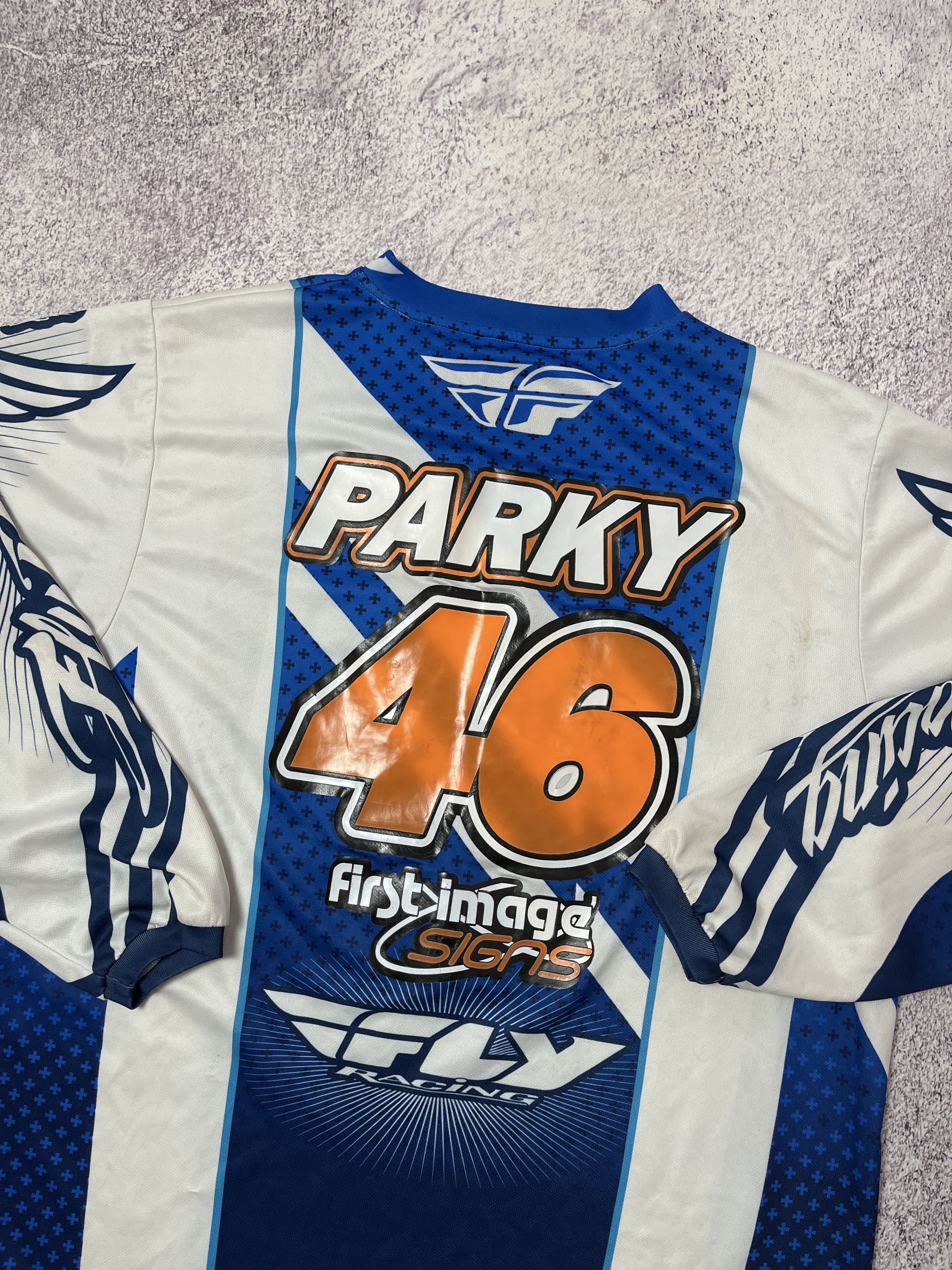 Other Racer motorcycle racing Moto T-shirt jersey size L Parky #46 Size US L / EU 52-54 / 3 - 11 Thumbnail