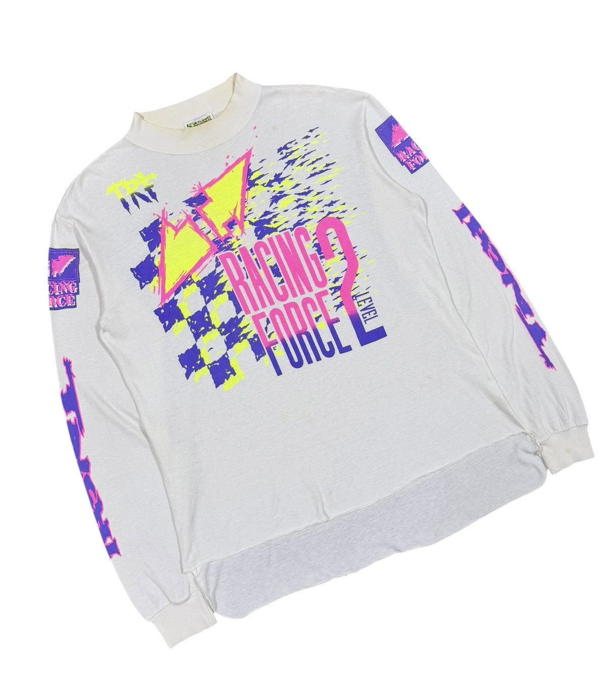 Sports Specialties Vtg🔥90’s RS Taichi Motorcross Racing Force 2 L/S Design Tee Size US L / EU 52-54 / 3 - 6 Thumbnail