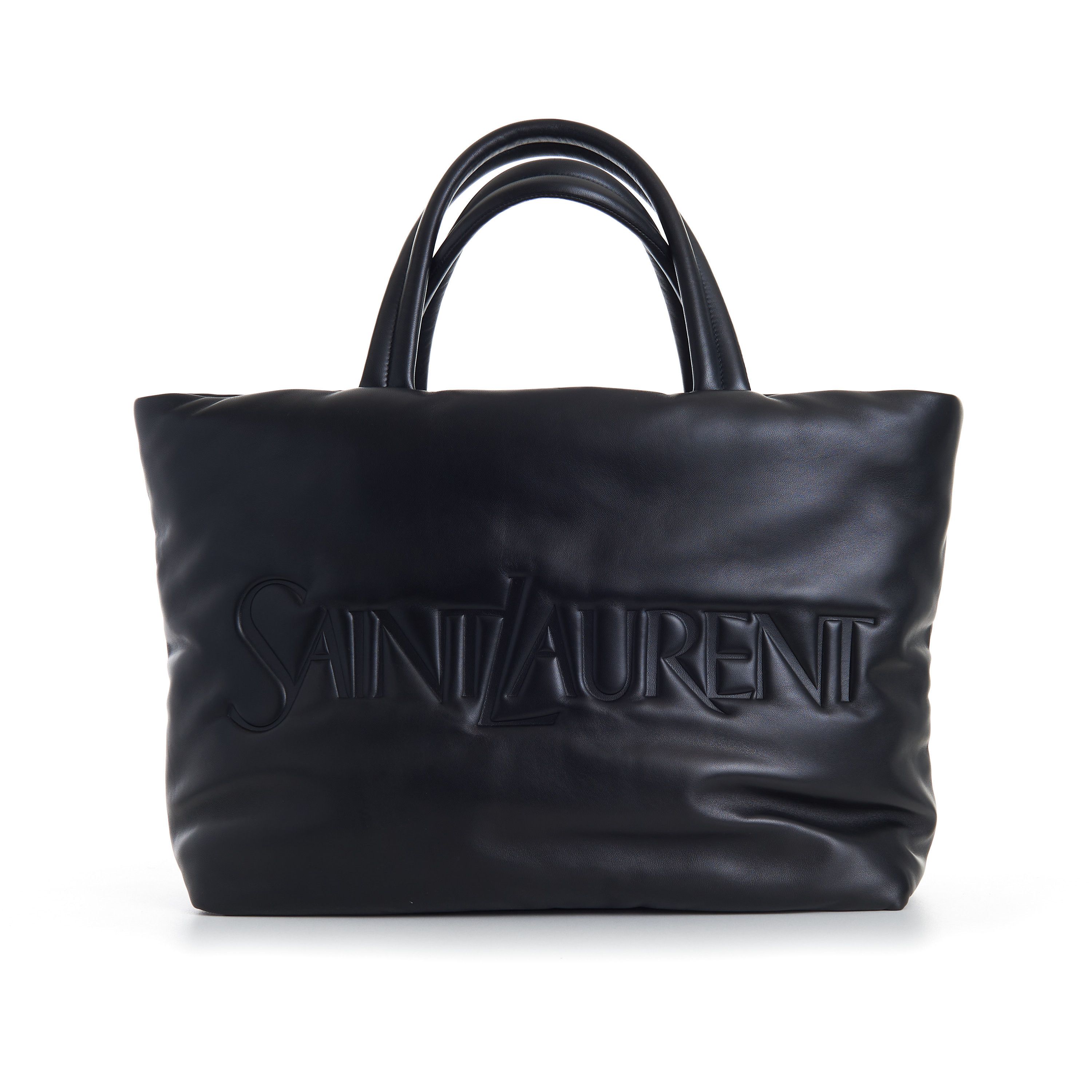 Saint Laurent Paris Padded Tote Bag With SaintLaurent Signature Size ONE SIZE - 1 Thumbnail