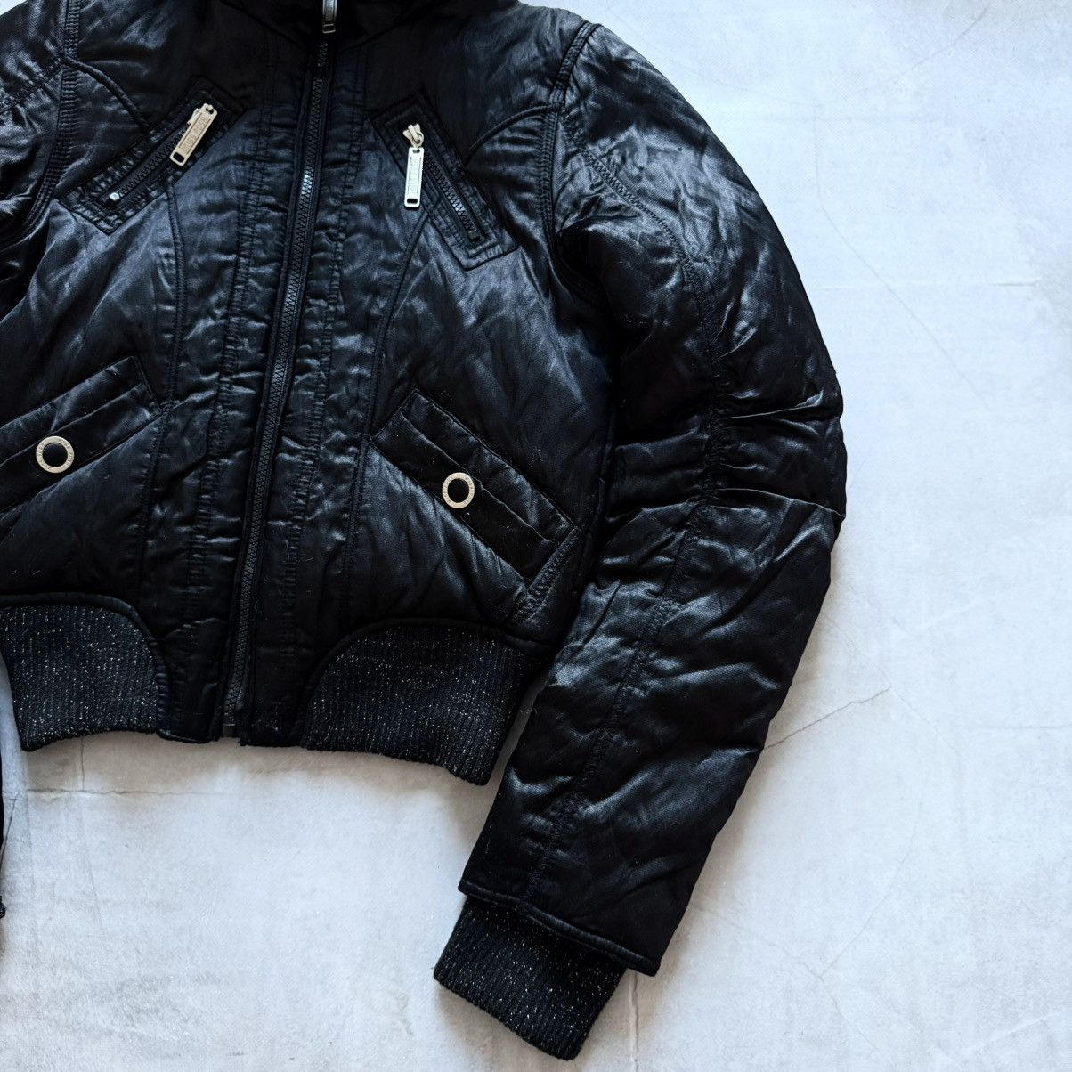 If Six Was Nine 00s LGB If Six Was Nine Style Multi Pocket Faux Fur Jacket Size XS / US 0-2 / IT 36-38 - 3 Thumbnail