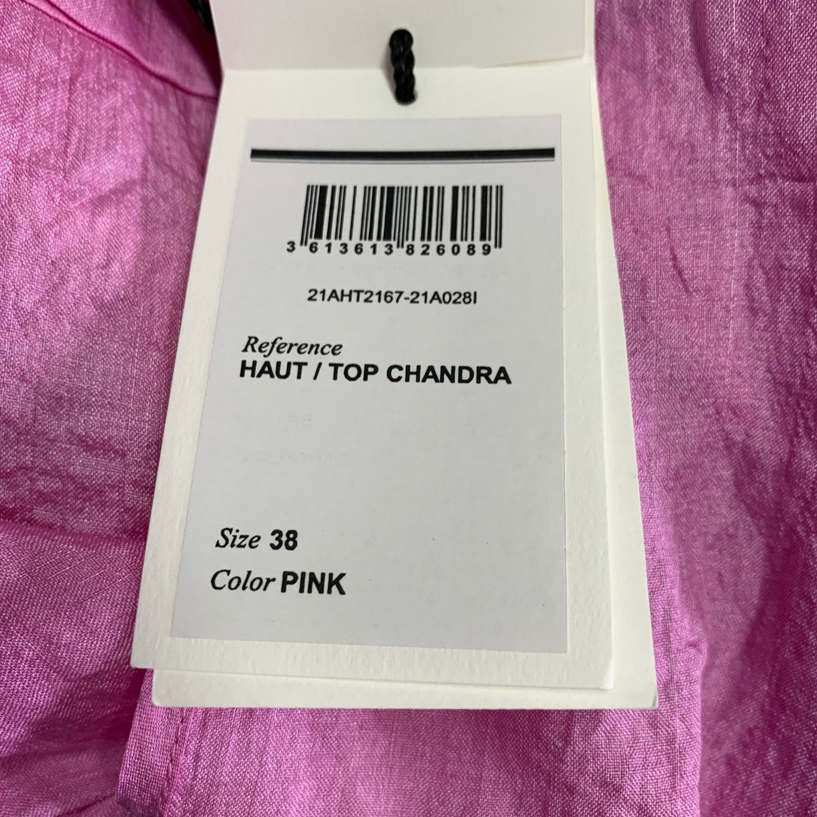 Isabel Marant ISABEL MARANT Size 2 Chandra Pink Silk Ruffle Blouse Size S / US 4 / IT 40 - 7 Thumbnail