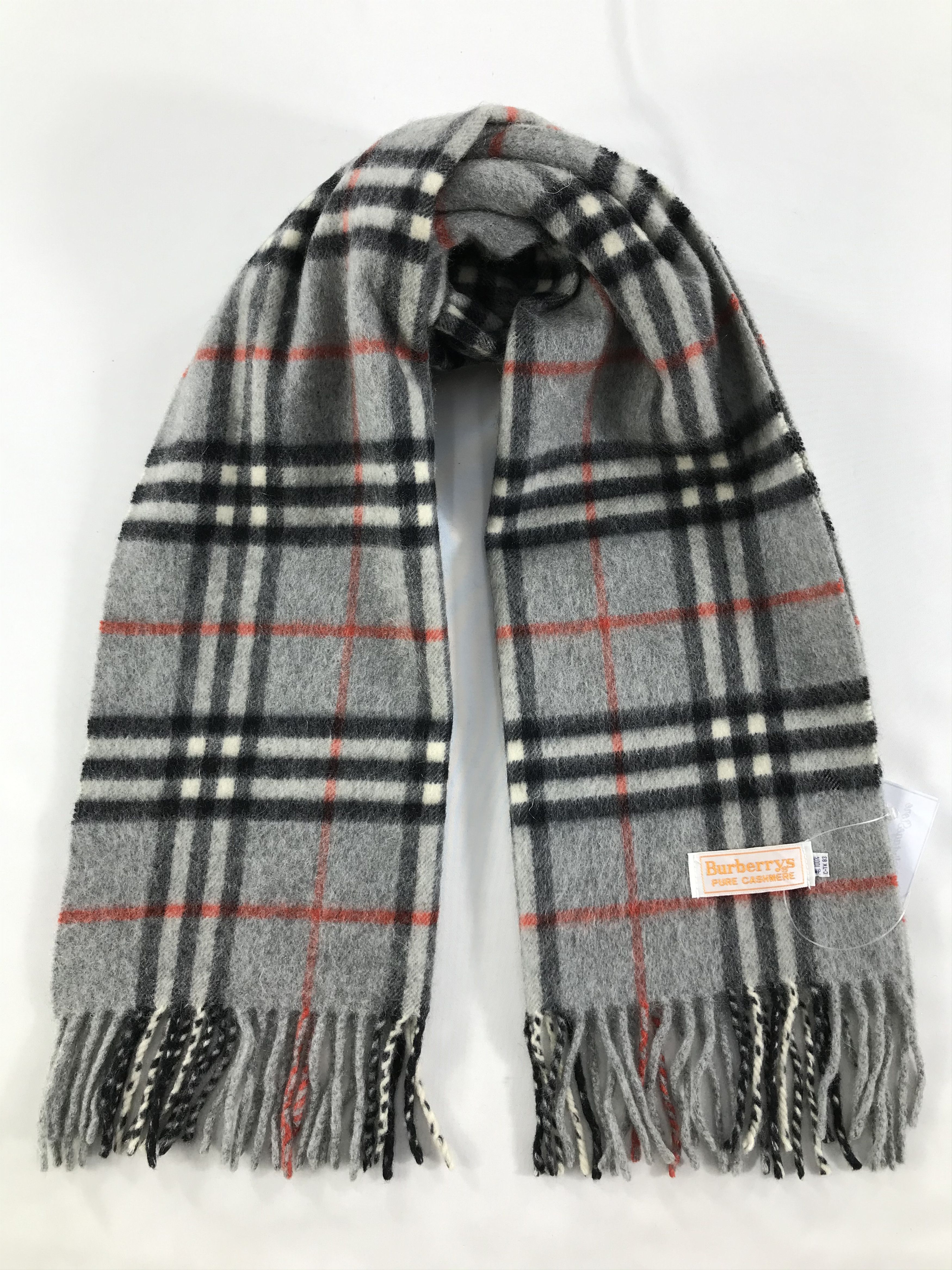 Burberry Vintage Burberry Scarf/Muffler/Neckwear MF1368 Size ONE SIZE - 1 Thumbnail