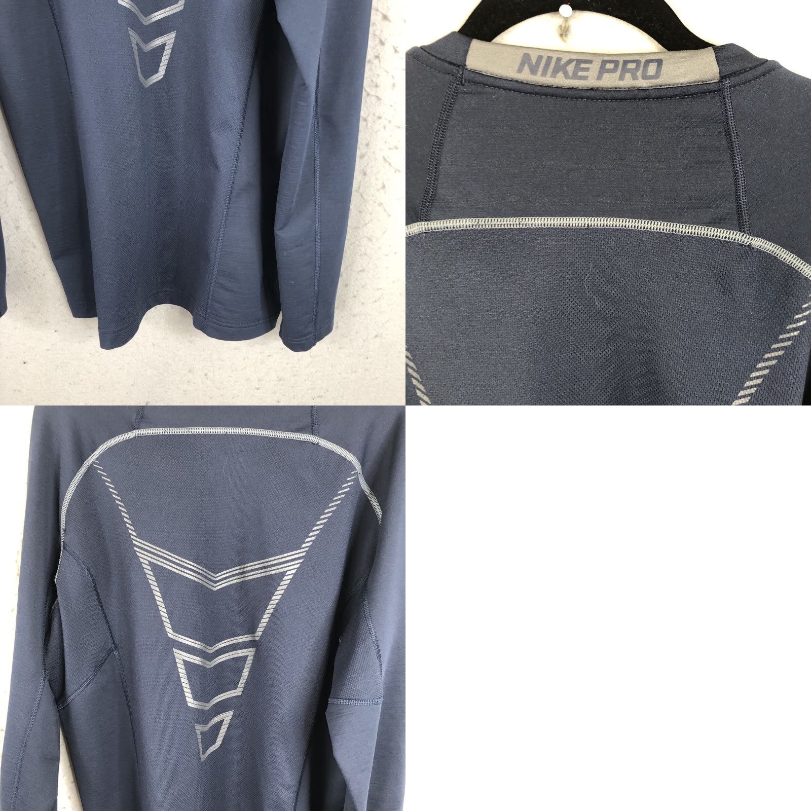 Nike Nike Pro Sweater Mens XL Navy Blue Dri Fit Athleisure Performance 1/4 Zip Jacket Windbreaker Mens XL Blue Nike Pro Sweater Size US XL / EU 56 / 4 - 9 Thumbnail