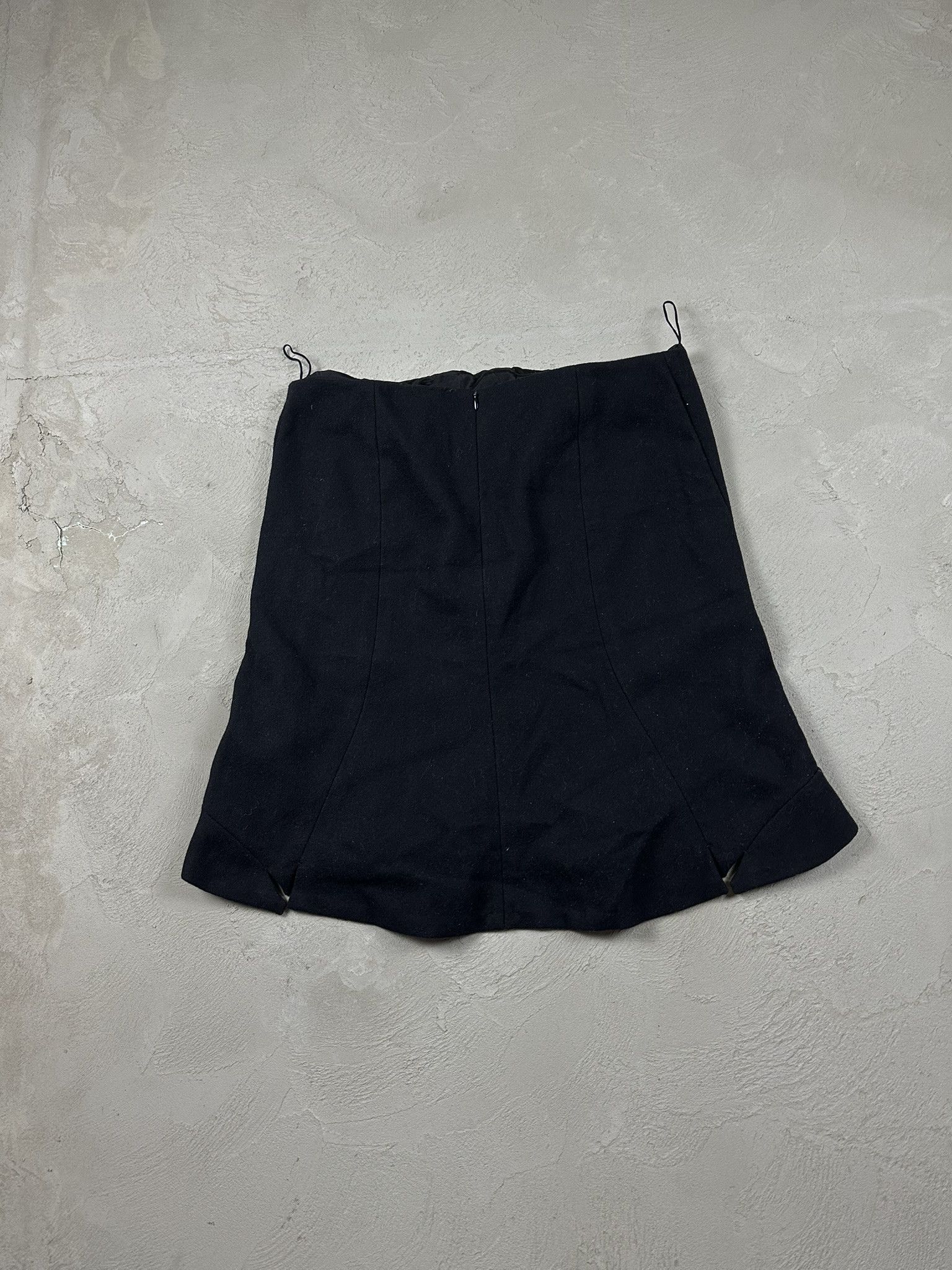 Designer × Jil Sander × Vintage Vintage Jill Sander Wool Midi Skirt Size 28" / US 6 / IT 42 - 3 Thumbnail