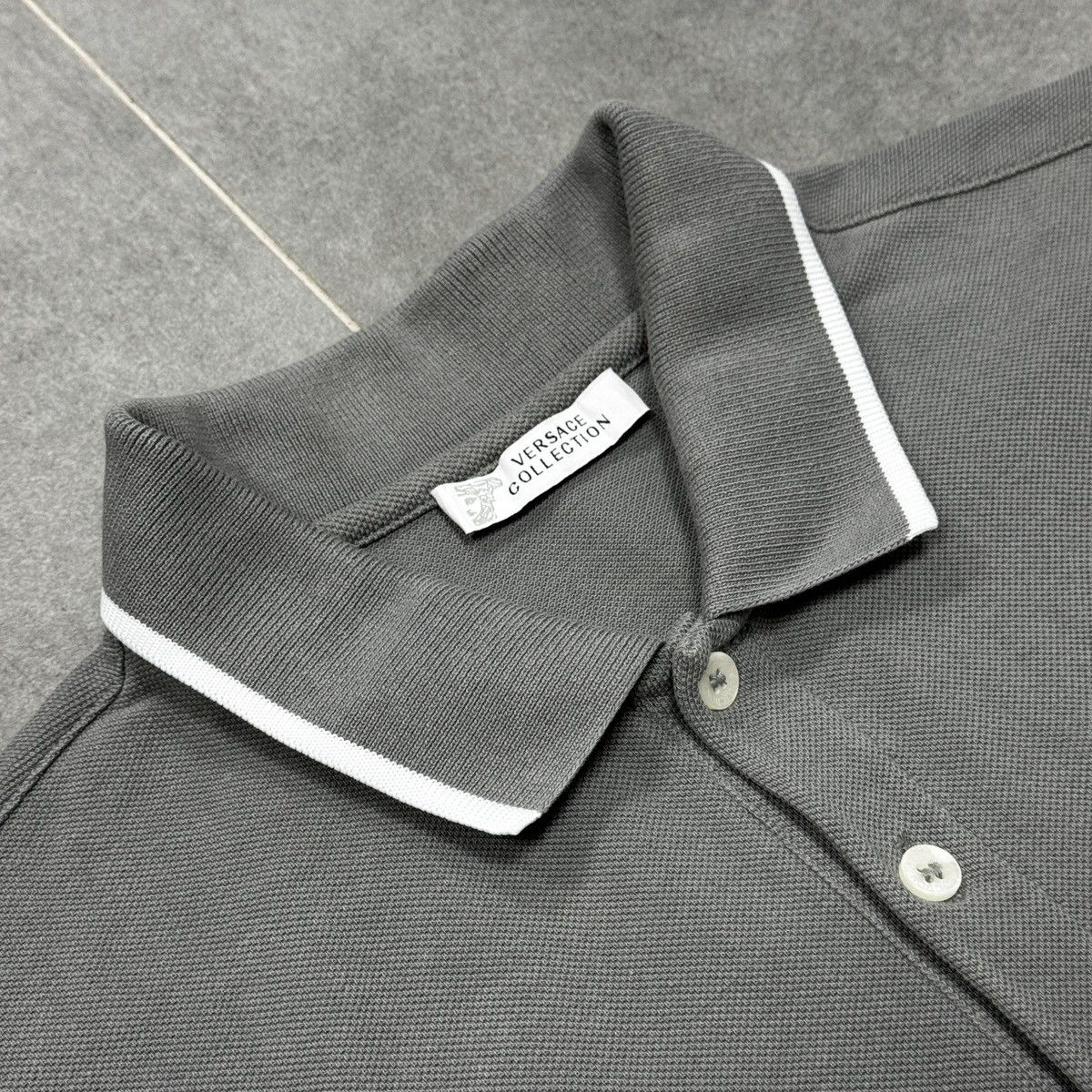 Versace Versace Collection Embroidered Medusa Head Logo Polo Slim Size US M / EU 48-50 / 2 - 10 Thumbnail