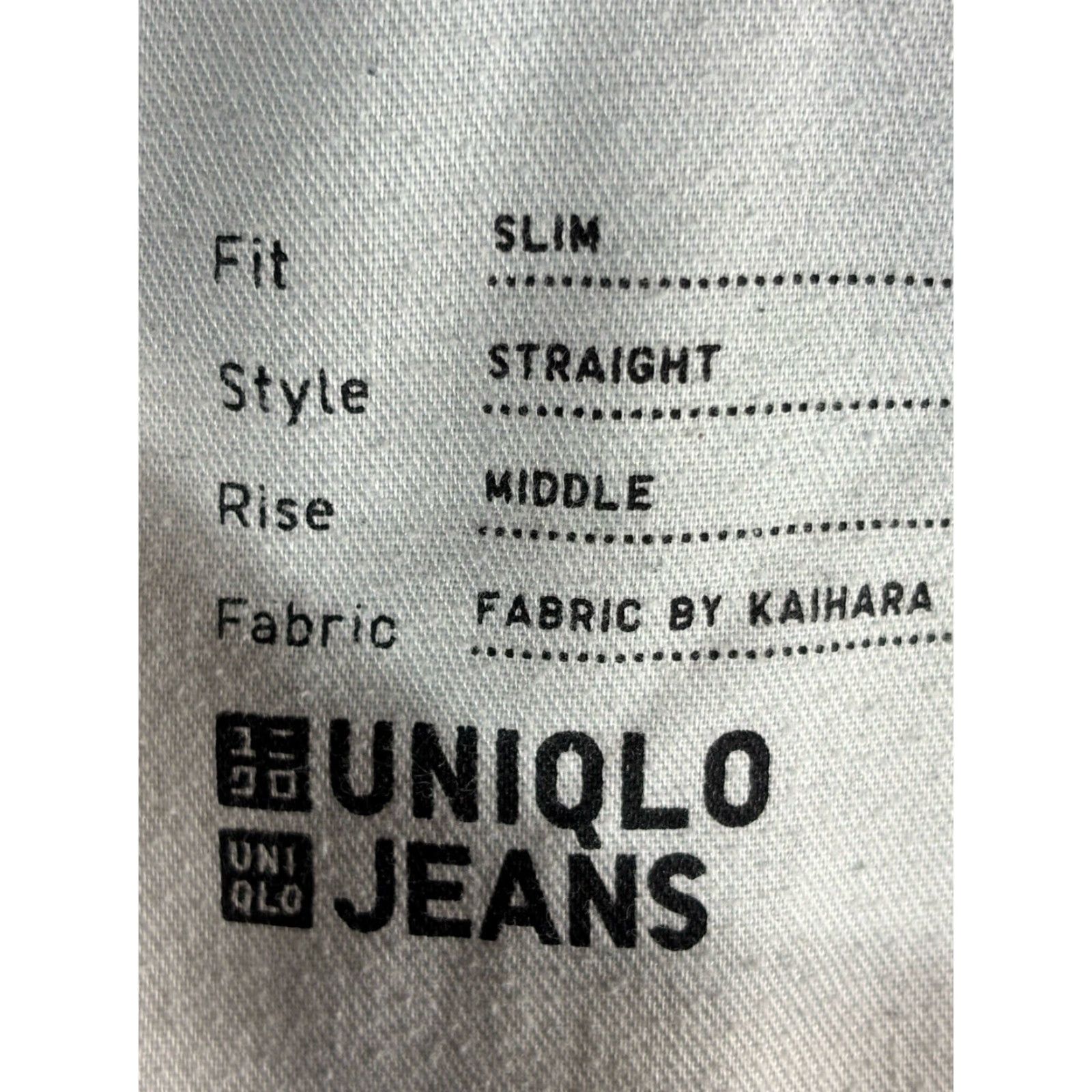 Uniqlo Uniqlo Jeans Mens 31x32 31x28 Blue Denim Straight Slim Fit Stretch City Hipster USA Jeans Men Slim Standard Regular Size 31 Blue Size US 31 - 7 Thumbnail