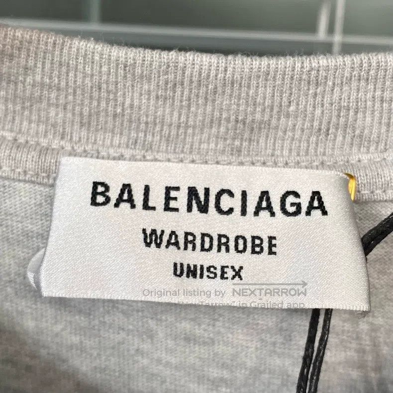 Balenciaga Balenciaga Short-sleeve T-shirt with front and back letter Size US M / EU 48-50 / 2 - 6 Thumbnail
