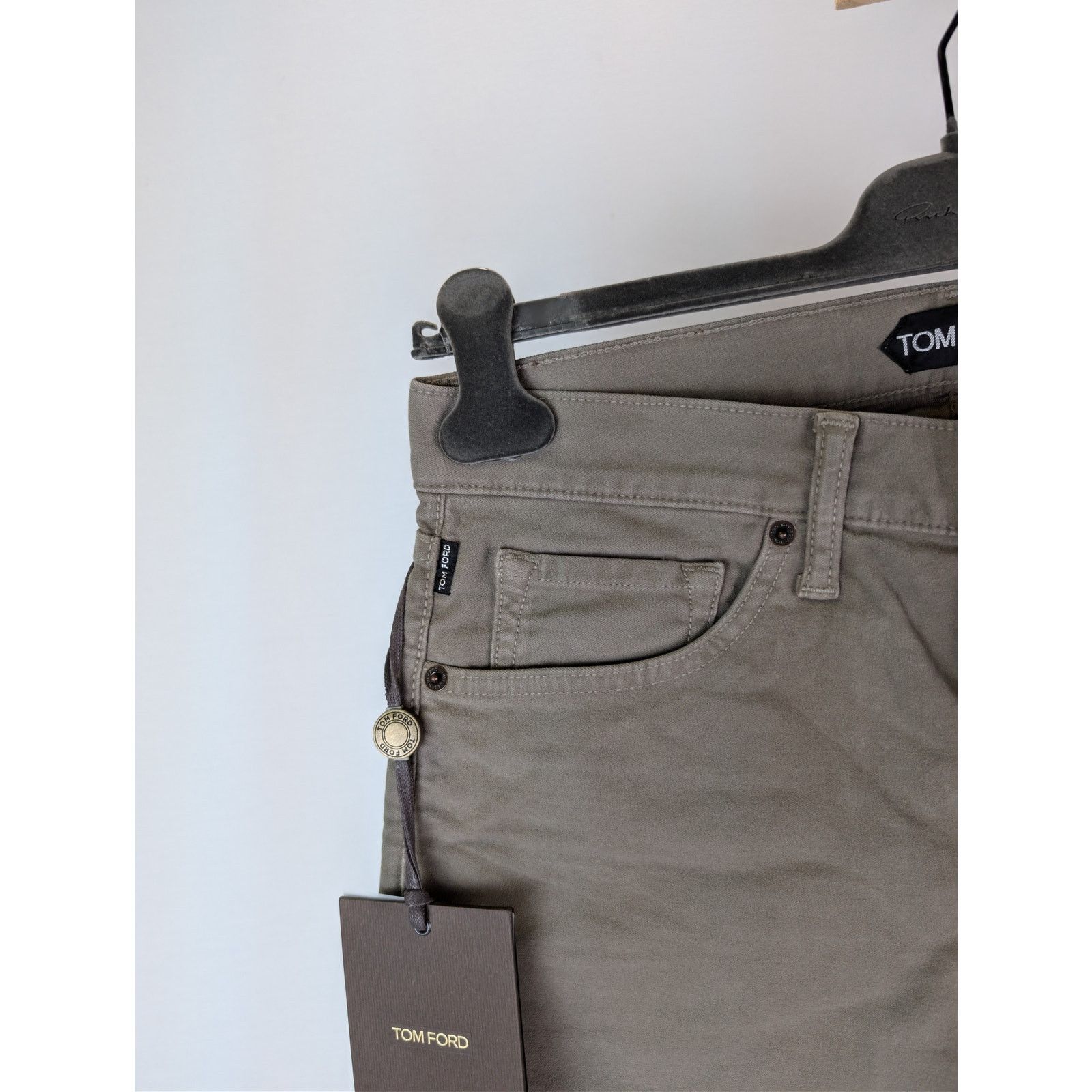 Tom Ford o1rshd1 Slim Denim Jeans in Khaki Size US 36 / EU 52 - 5 Thumbnail