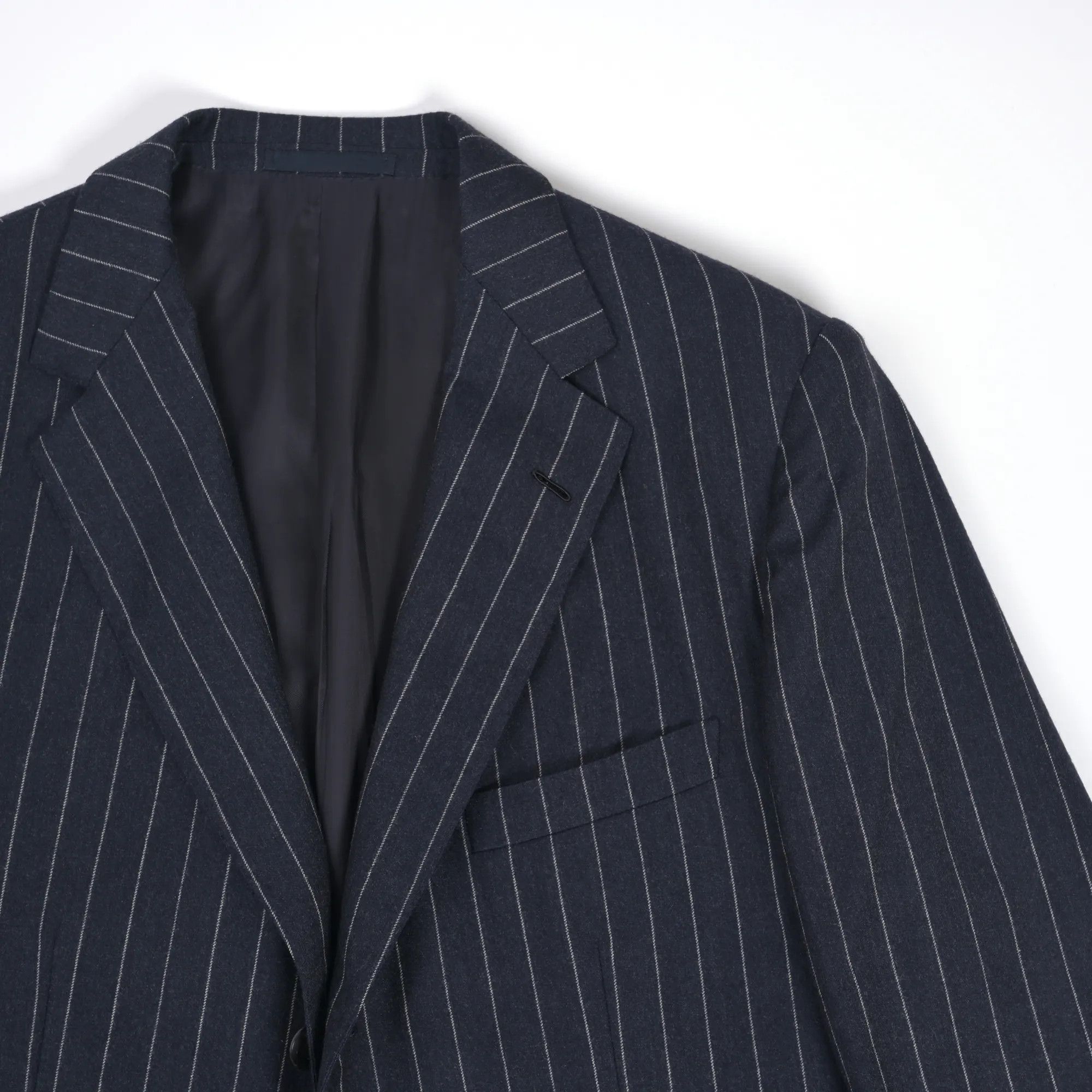 Cifonelli CIFONELLI navy chalk-stripe flannel suit (54 EU) Size 54R - 2 Thumbnail