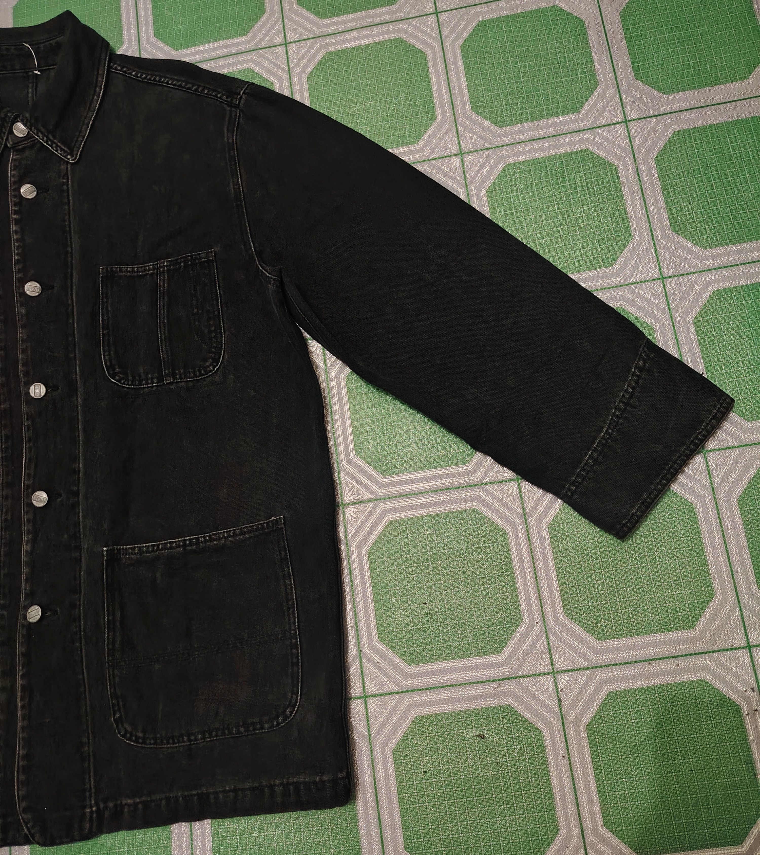 Marithe + Francois Girbaud Rare vtg Japanese MFG Denim Jacket Like Carhartt Jacket Size US XL / EU 56 / 4 - 4 Thumbnail